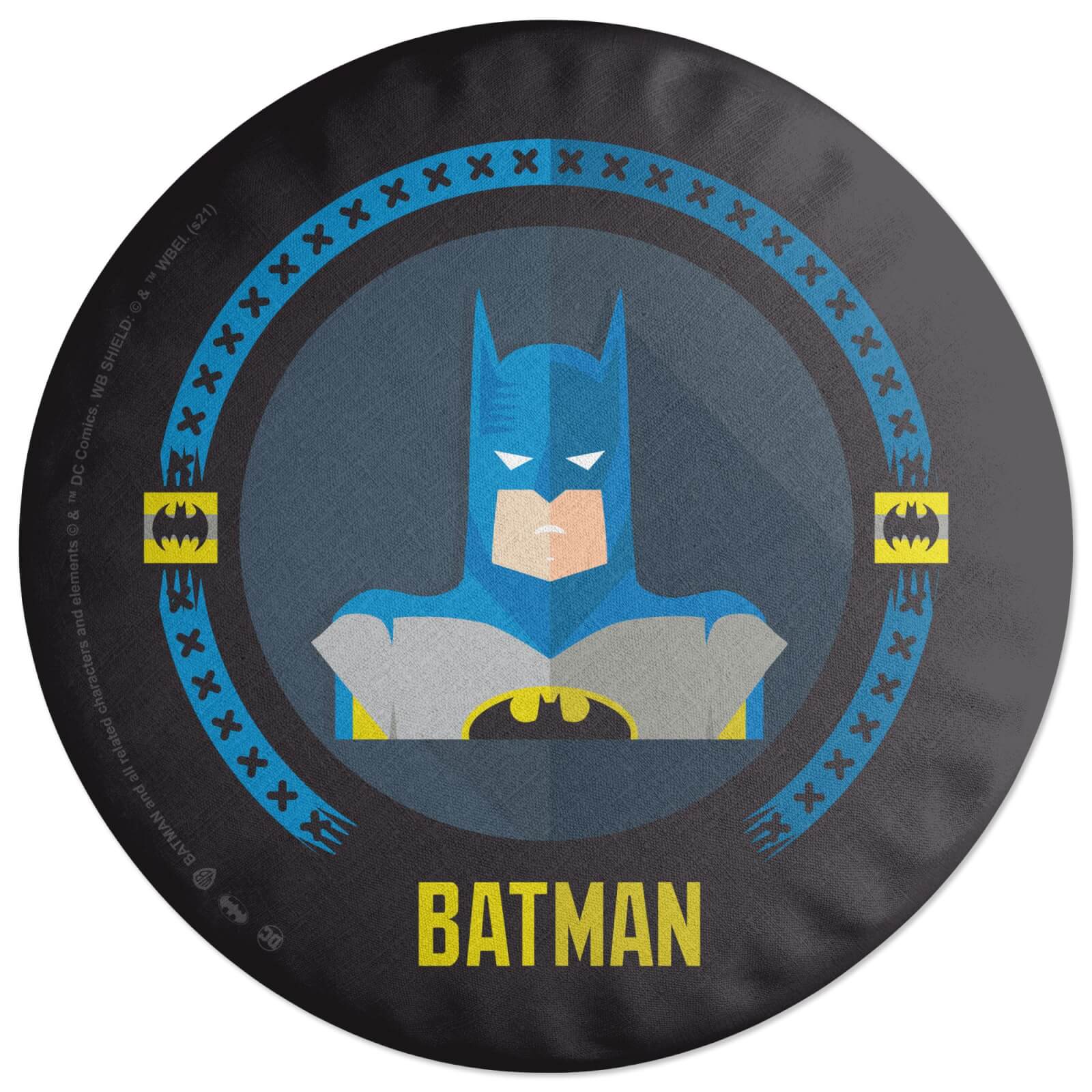 Decorsome x Batman Graphic Art Round Cushion