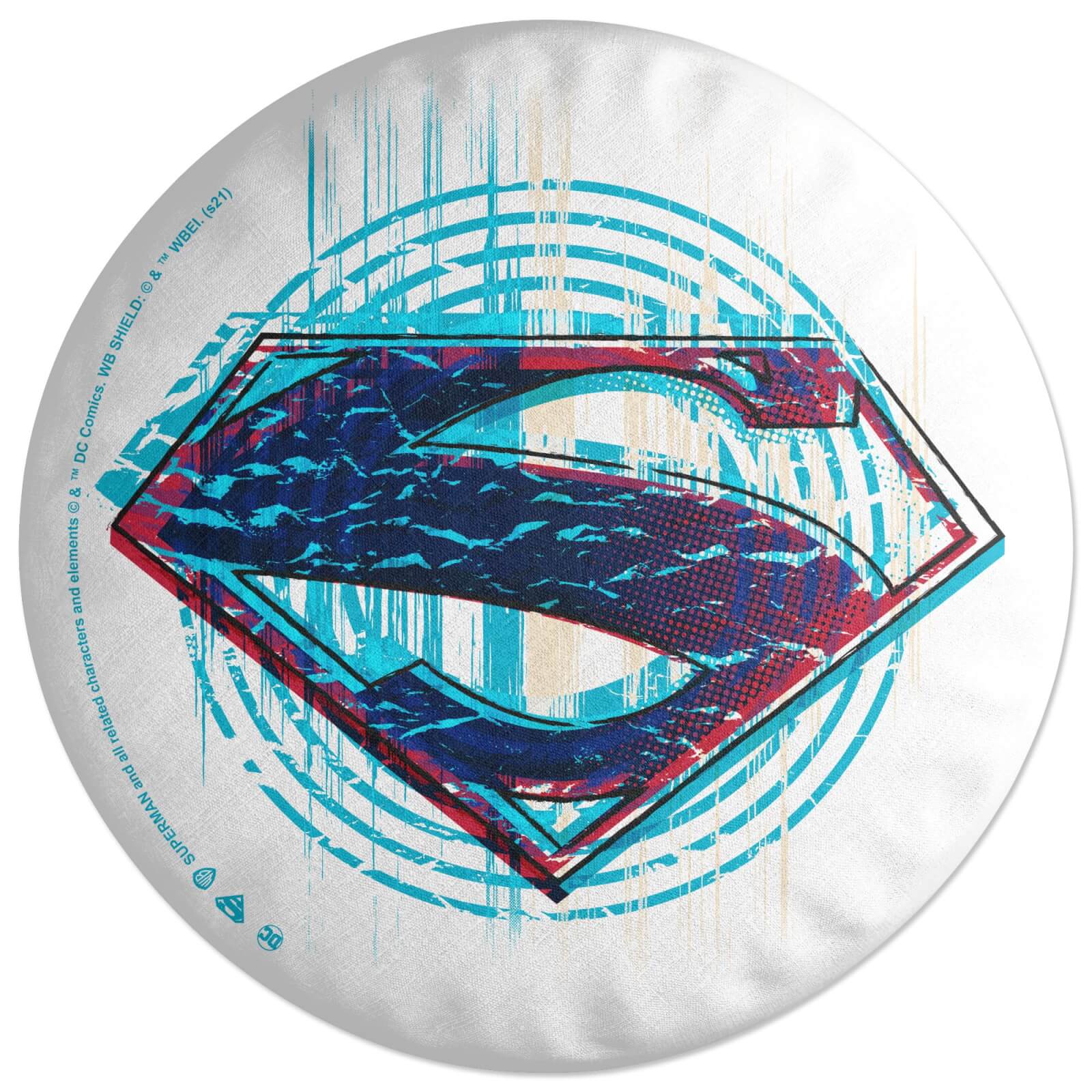 Decorsome x Superman Icon Round Cushion