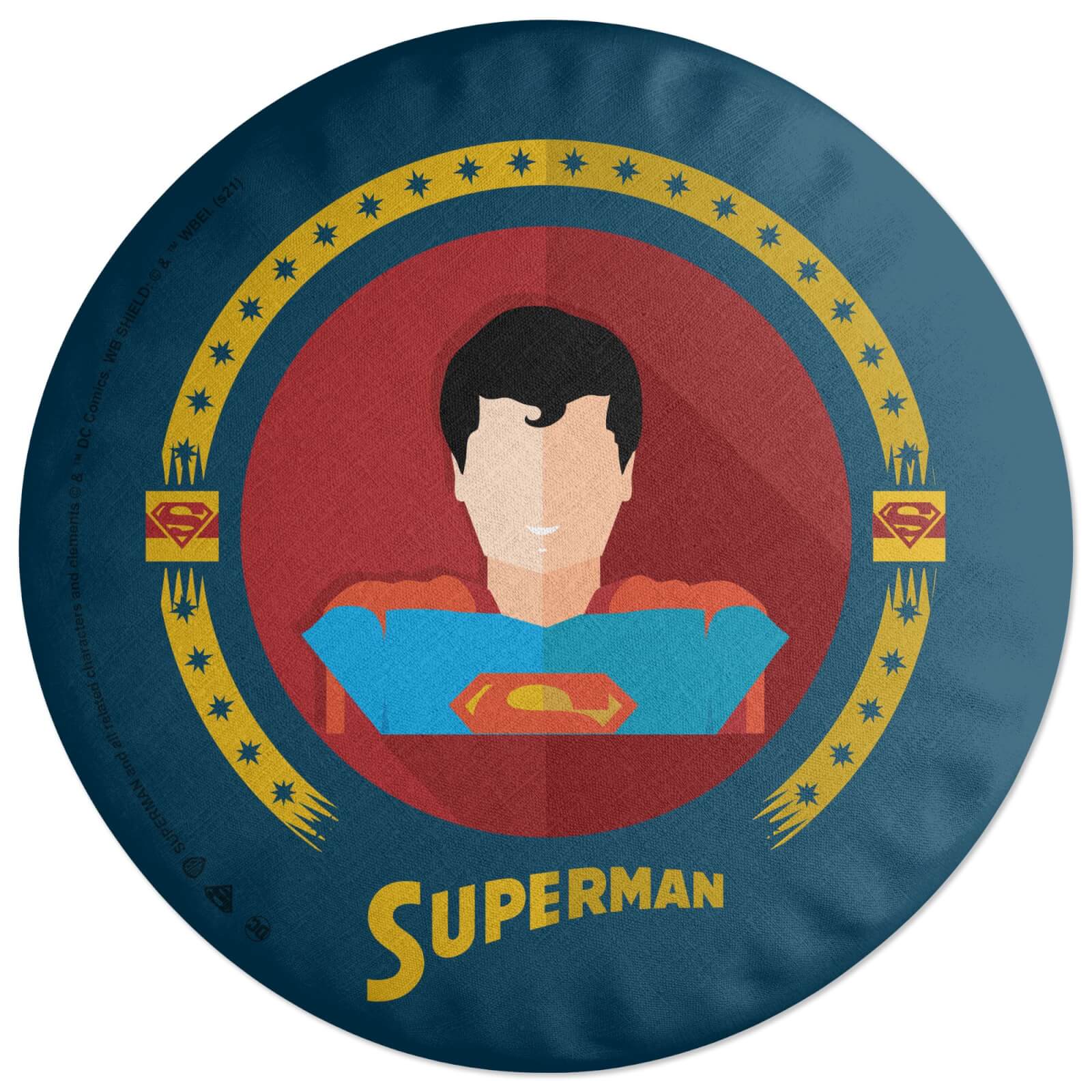 Superman Graphic Art Round Cushion