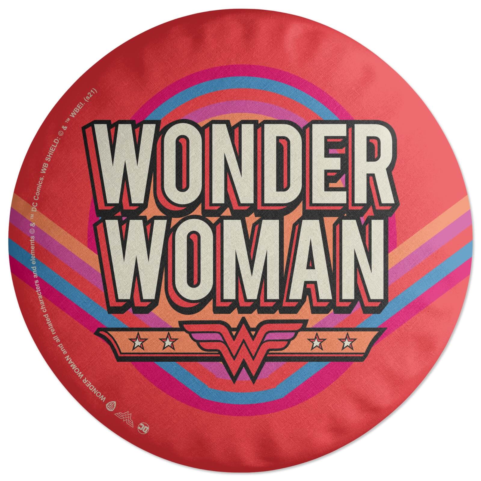 Wonder Woman Logo Round Cushion