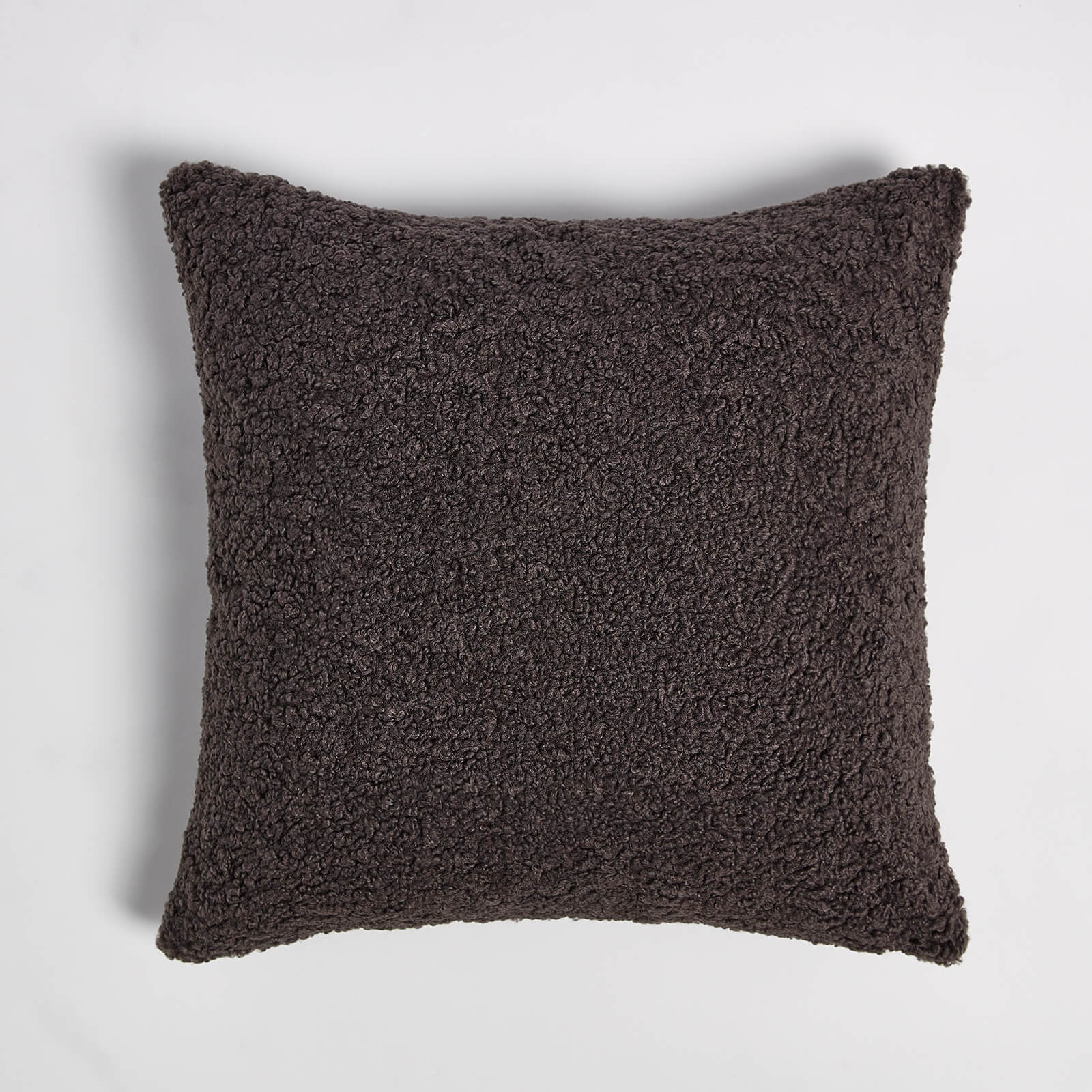 in home Faux Sheep Skin Cushion - Charcoal - 50x50cm