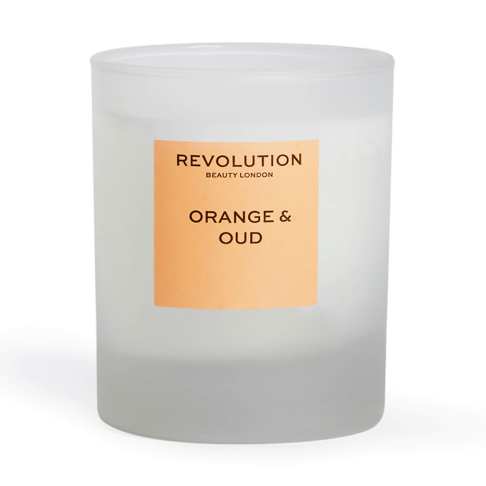 

Makeup Revolution Orange & Oud Scented Candle