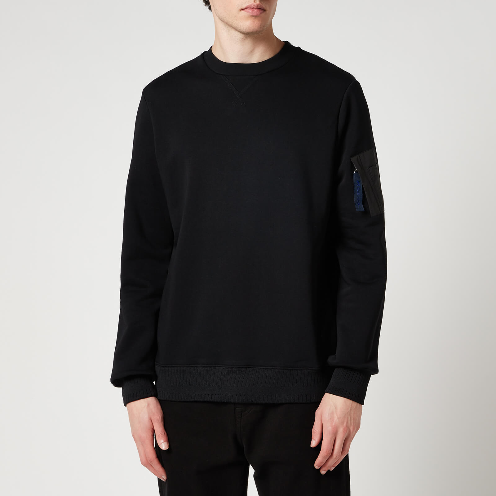 PS Paul Smith Men's Arm Patch Sweatshirt - Black - S