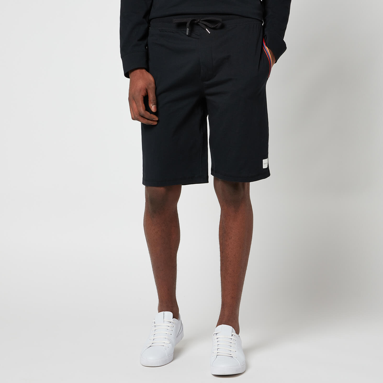 PS Paul Smith Men's Pocket Trim Jersey Shorts - Black - S