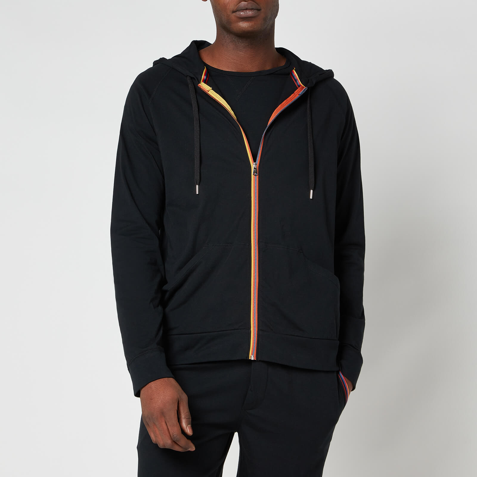 PS Paul Smith Men's Tape Zip Through Hoodie - Black - S