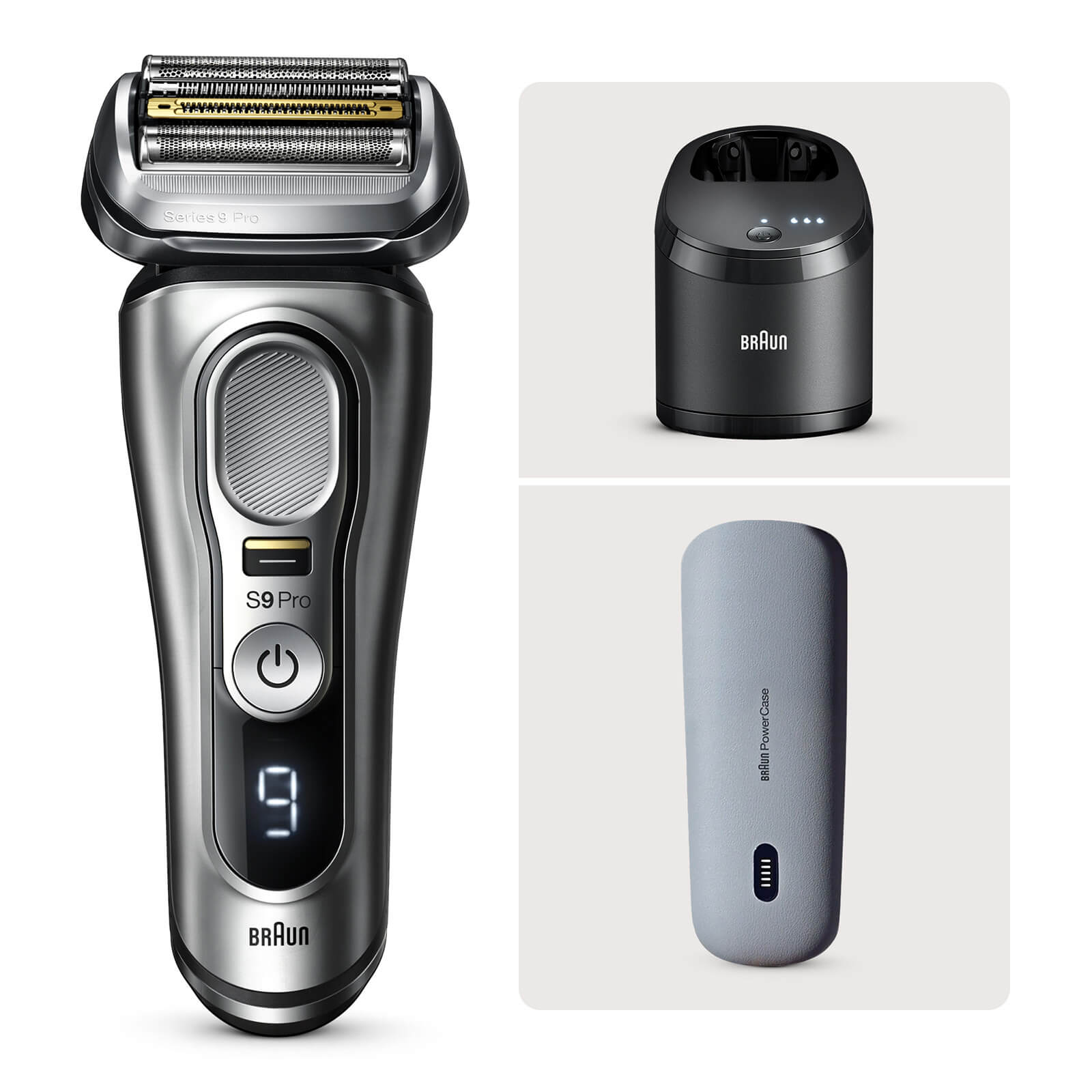

Braun Series 9 Pro Shaver with Cleaning Centre and Power Case