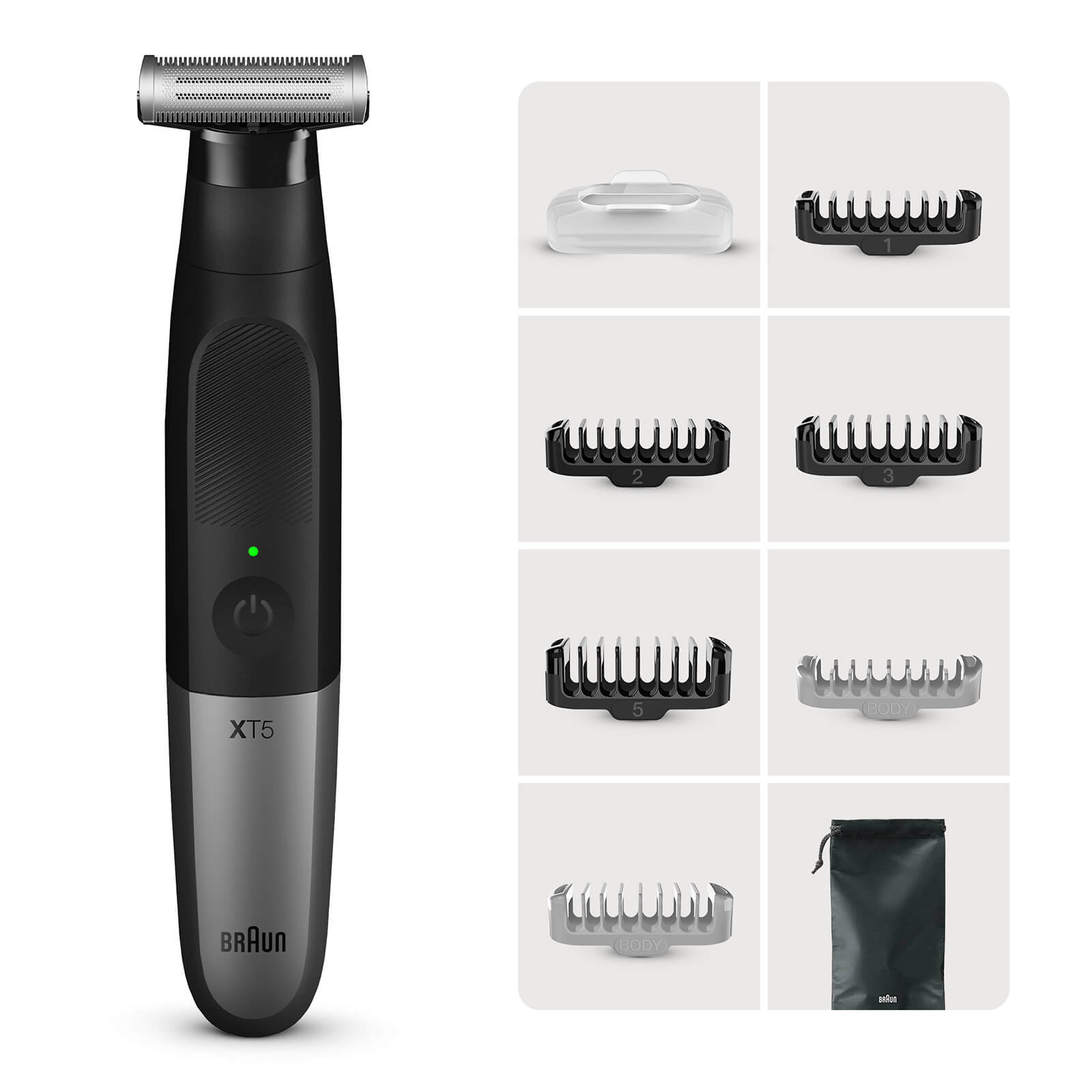

Braun Series X Hybrid Trimmer with 7 attachments and travel pouch