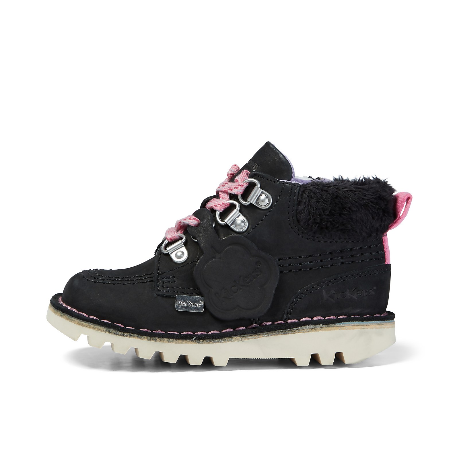 Infant Girls Kick Hi Winter Nubuck Black