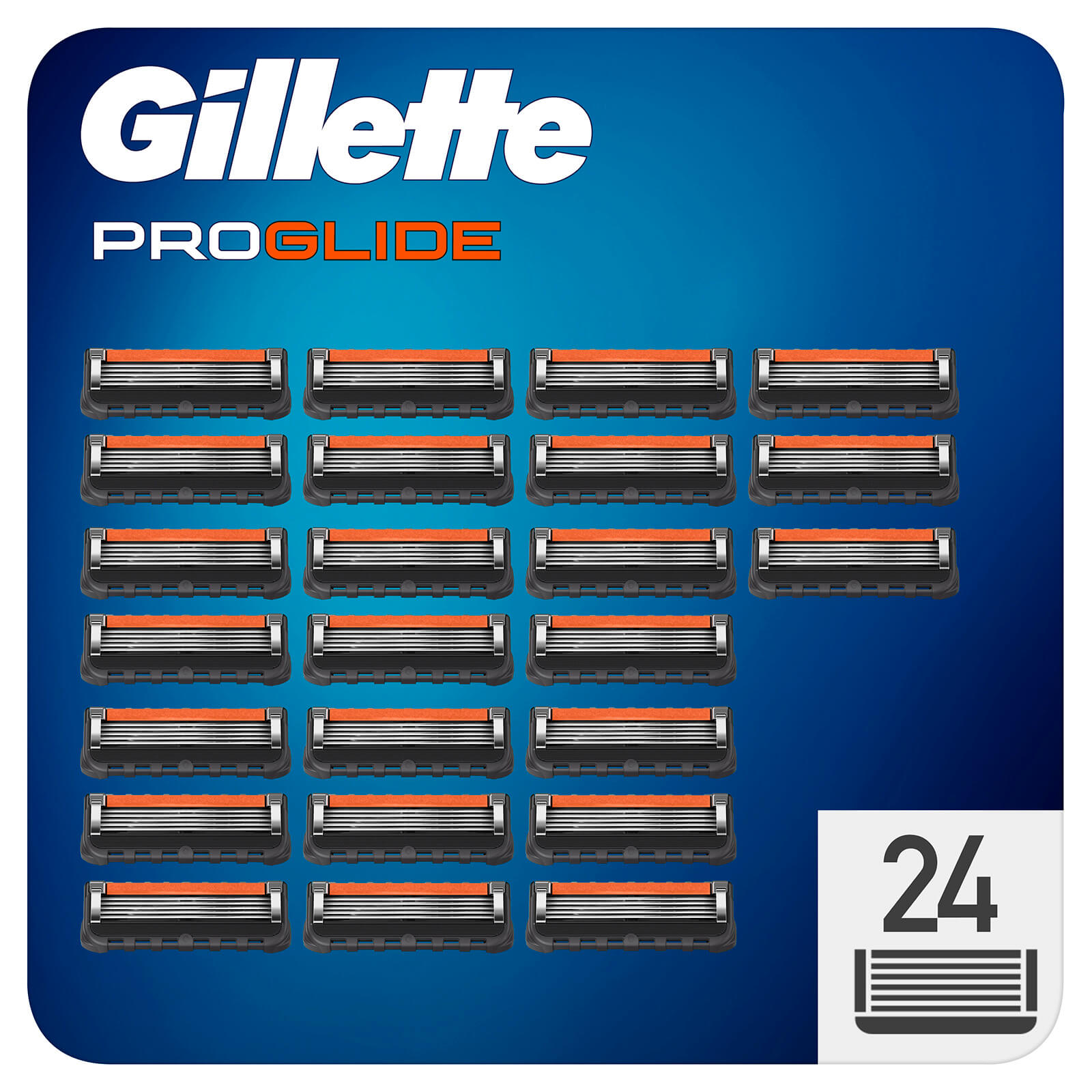 Gillette ProGlide Razor Blades - 24 Pack