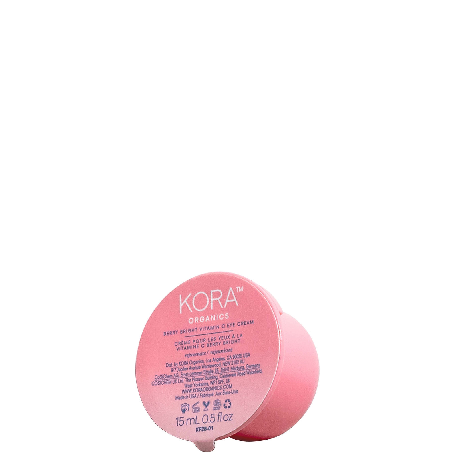 Image of Kora Organics Berry Bright Vitamin C Eye Cream Refill Pod 15ml