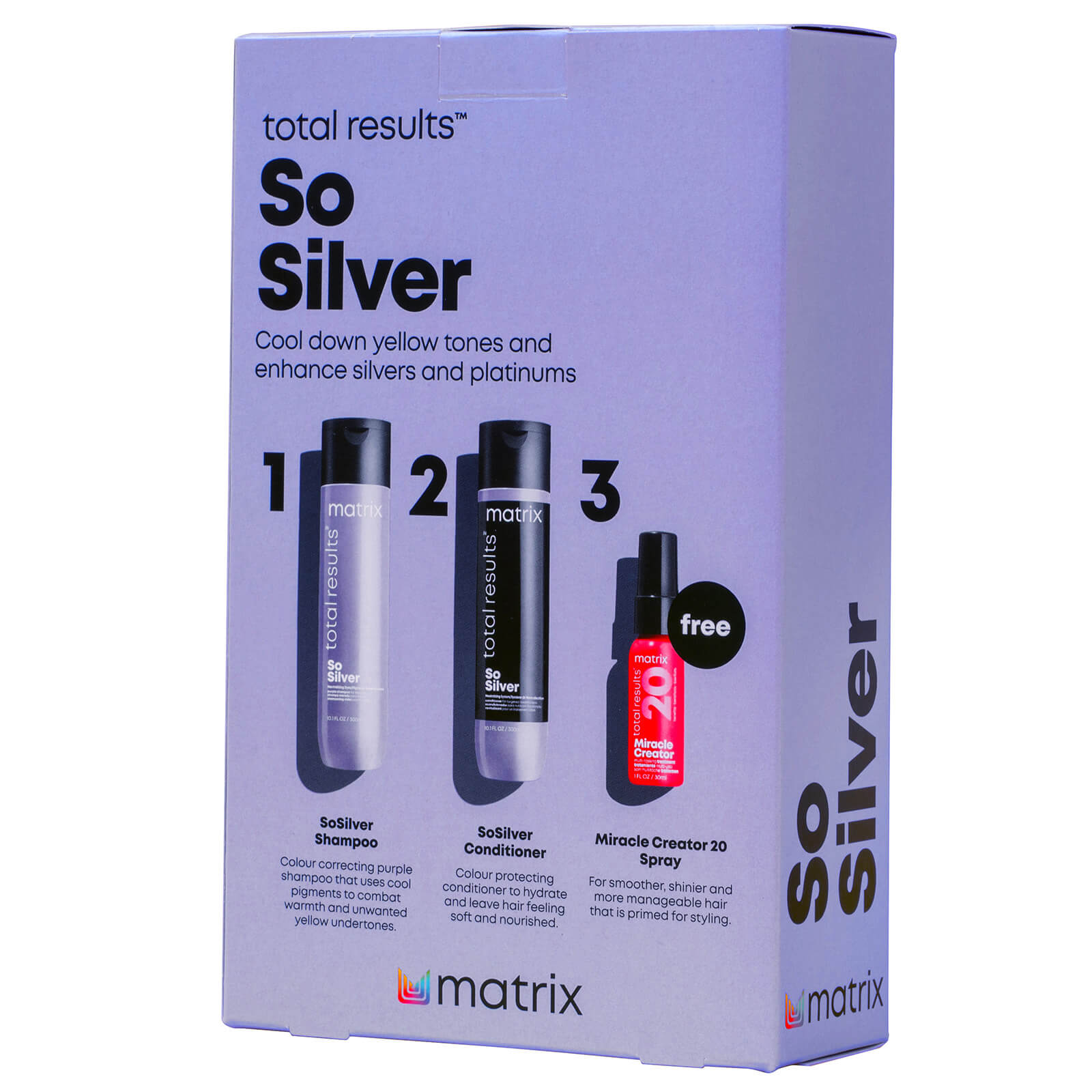 

Подарочный набор Matrix Total Results So Silver