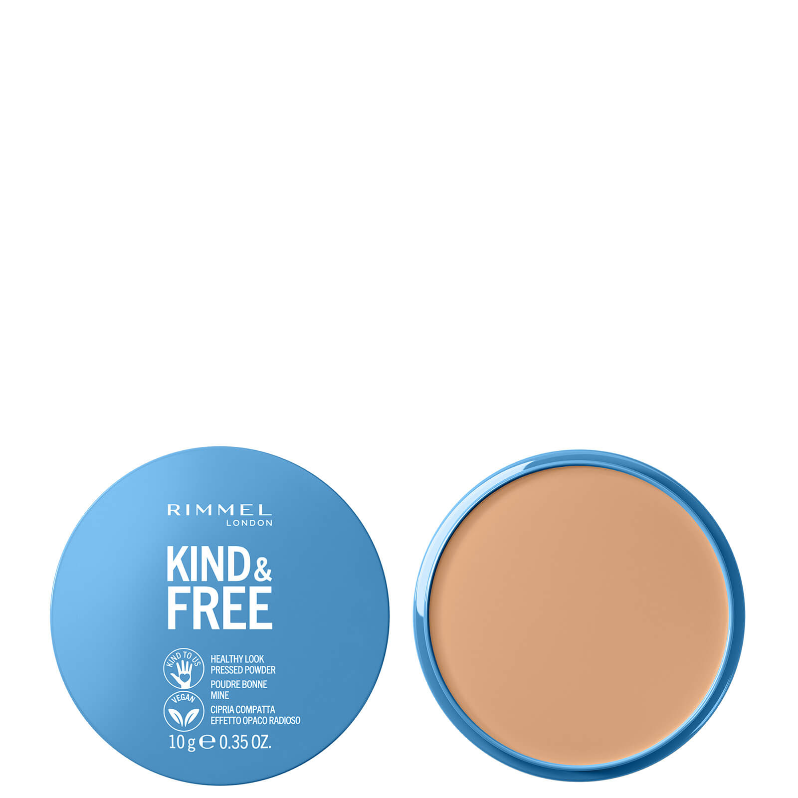 Rimmel Kind and Free Pressed Powder 10g (Various Shades) - Light