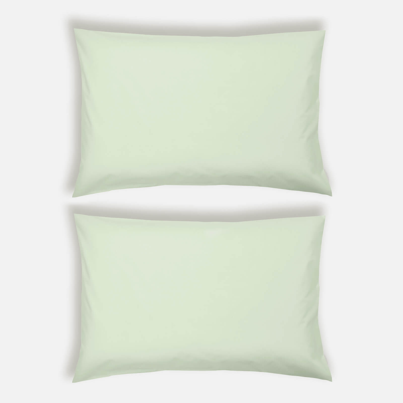 in home 200 Thread Count 100% Organic Cotton Pillowcase Pair - Green