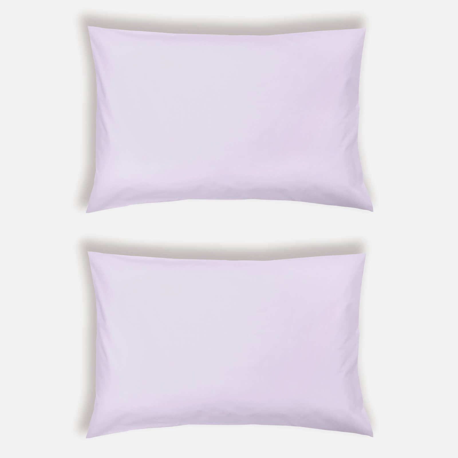 in home 200 Thread Count 100% Organic Cotton Pillowcase Pair - Lilac