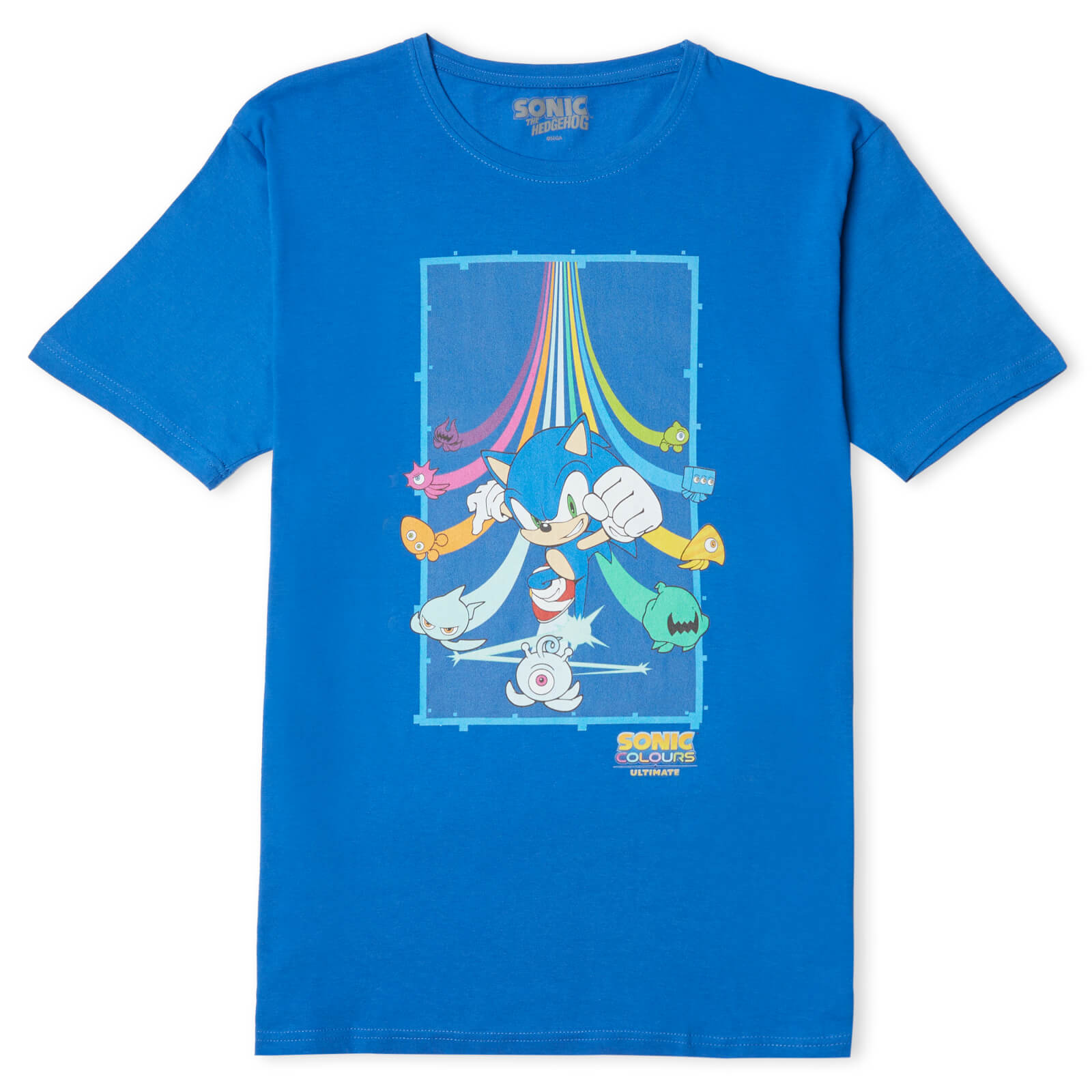 Sonic The Hedgehog Colours Ultimate Men's T-Shirt - Blue - XS - Blue