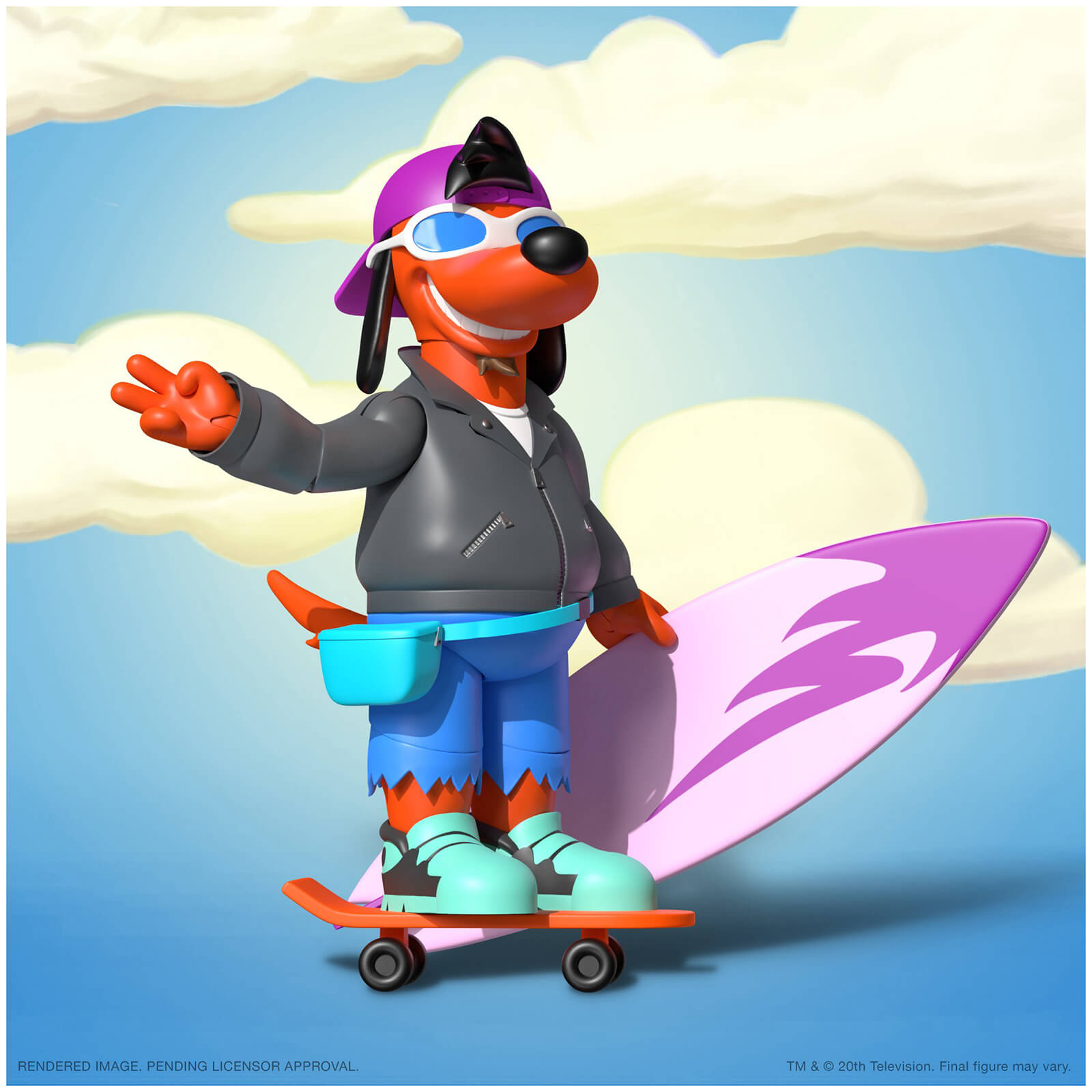 Super7 The Simpsons ULTIMATES! Figure - Poochie