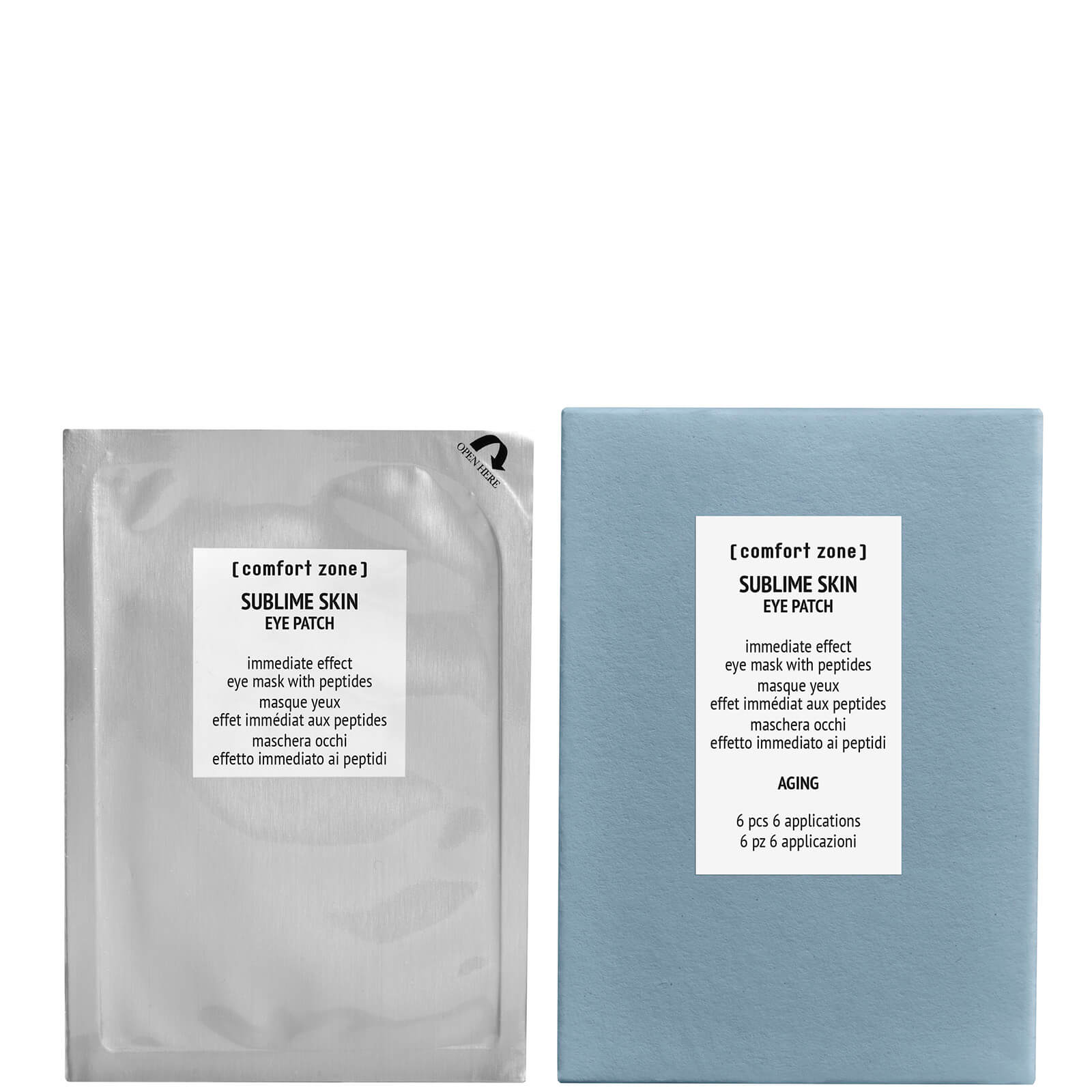 

Comfort Zone Sublime Skin Eye Patches with Peptides (6 Applications)