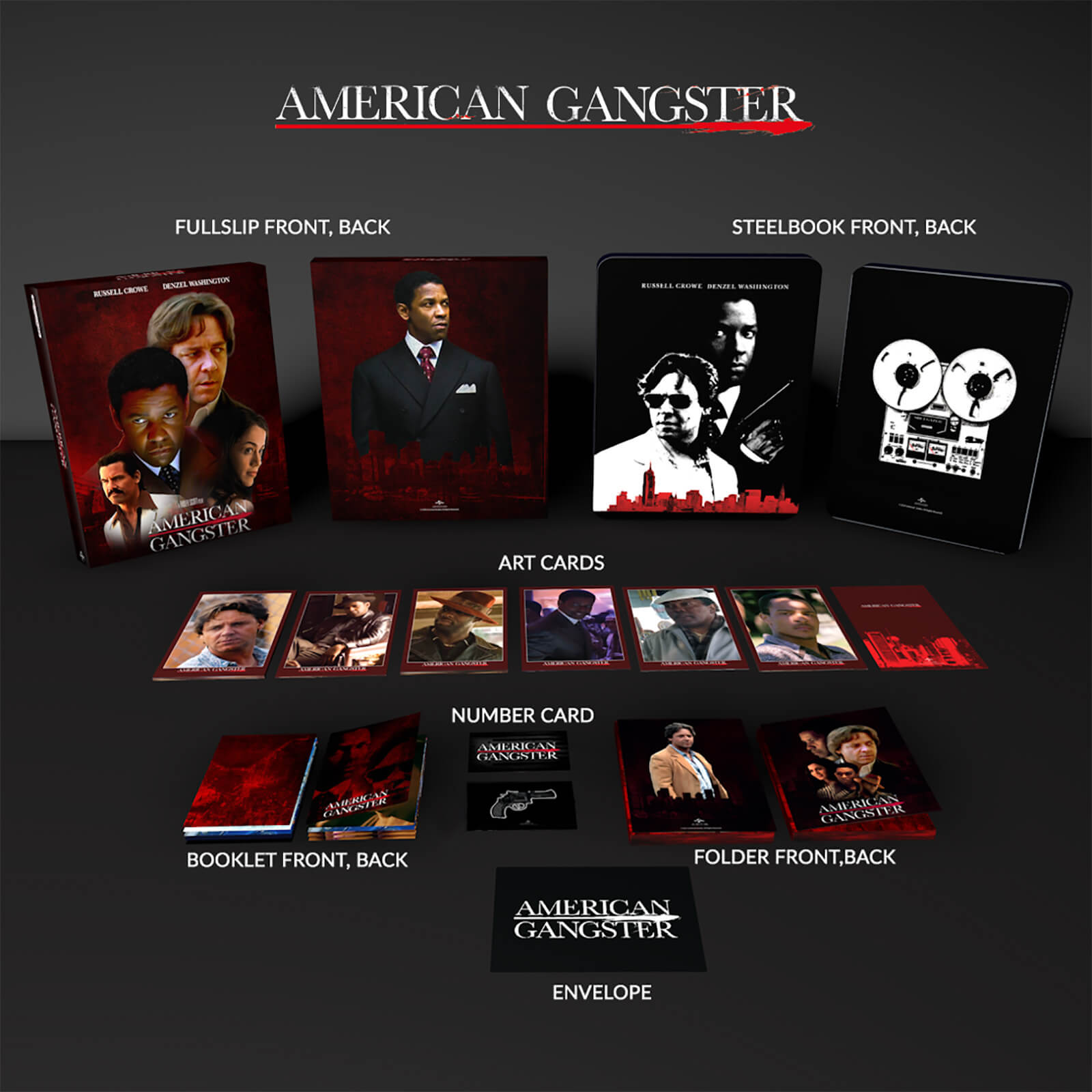 

American Gangster - Steelbook 4K Ultra HD Édition Limitée Collector (Blu-ray inclus)