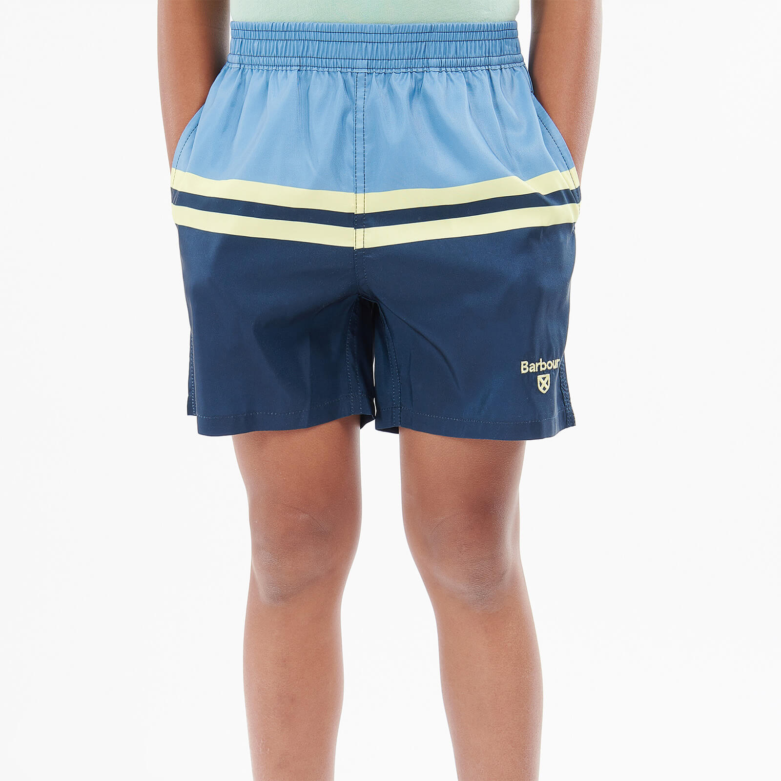 Barbour Boys' Cornwall Swim Shorts - Force Blue -  6-7 Years