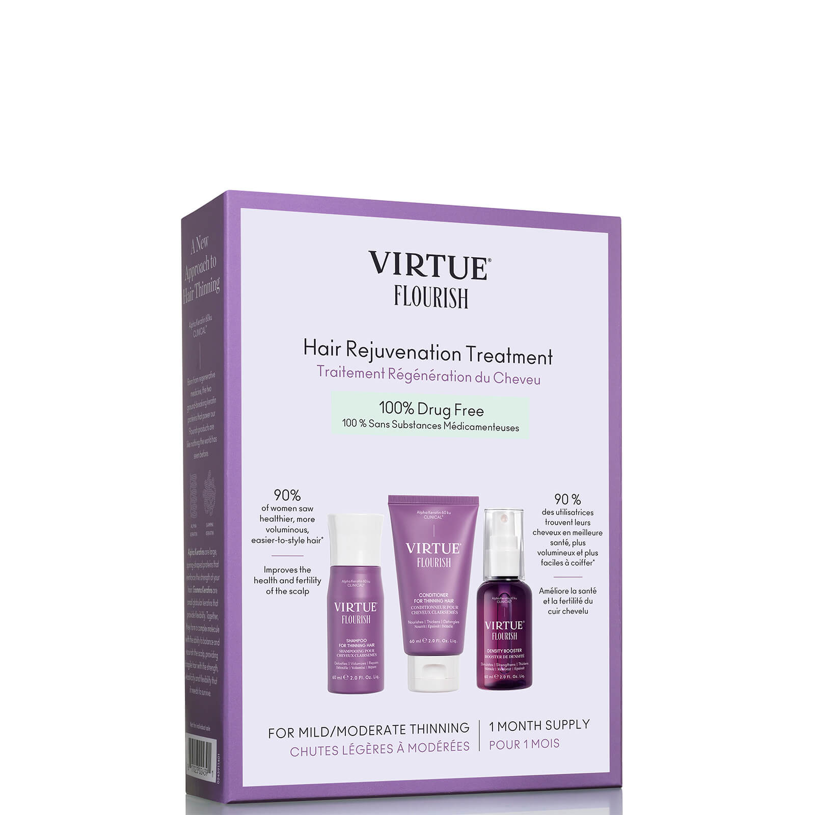 Image of VIRTUE Flourish Hair Rejuvenation Treatment (1 Month Supply) 180ml