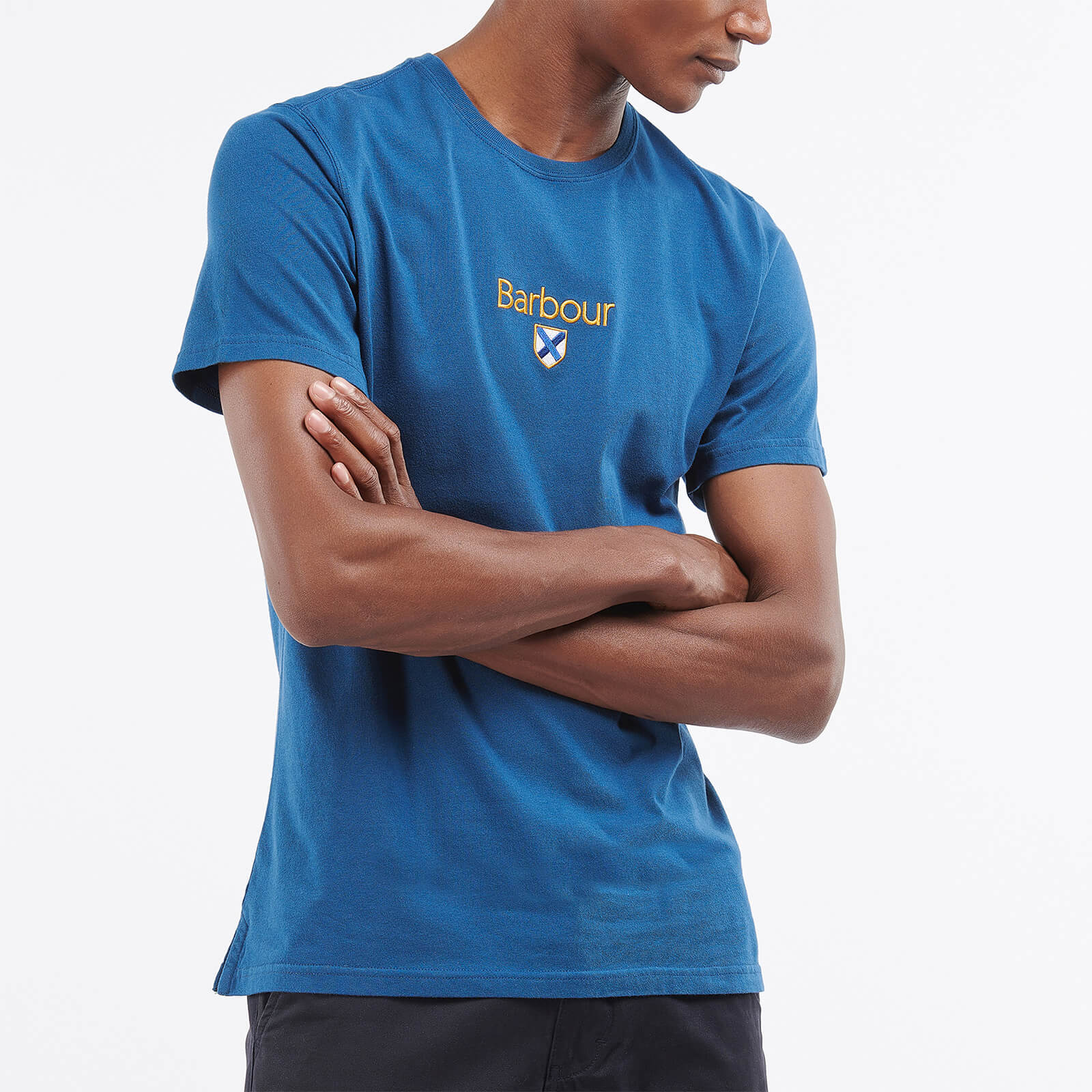 Barbour Heritage Men's Emblem T-Shirt - Deep Blue