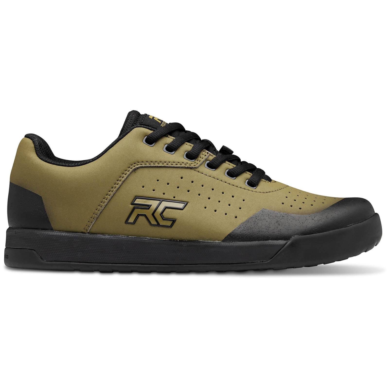 Ride Concepts Hellion Flat MTB Shoes - UK 8/EU 42 - Olive/Black