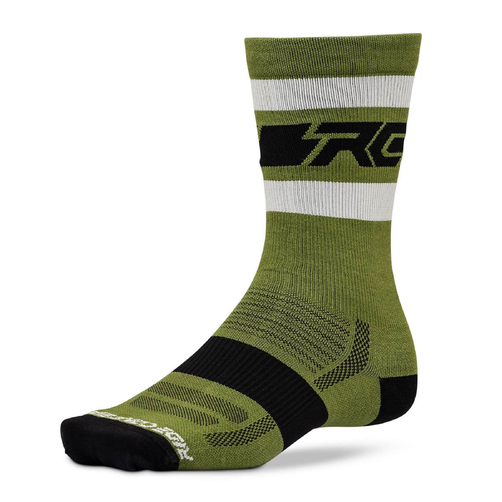 Ride Concepts Fifty/Fifty MTB Socks - L - Olive