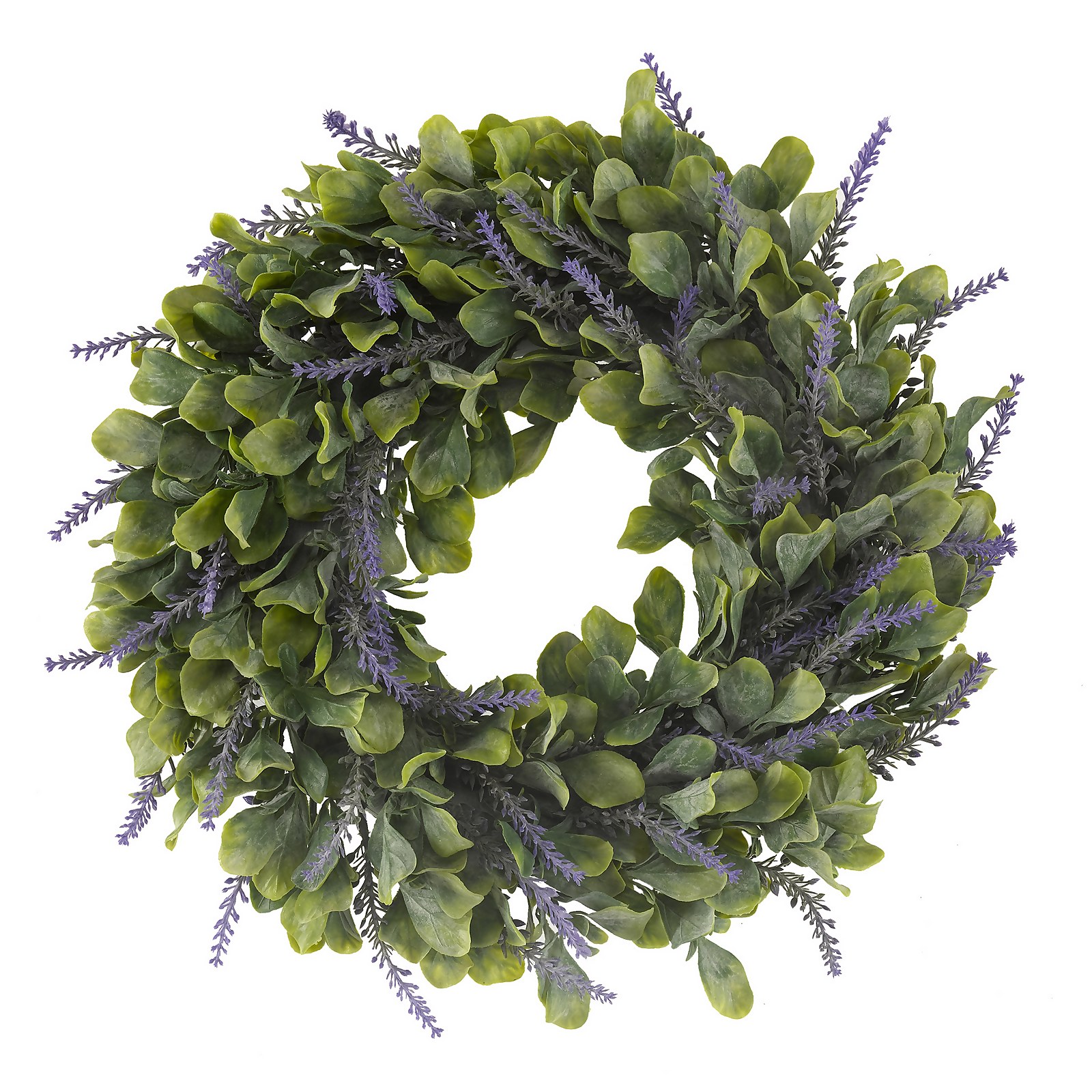 Photo of Artificial Lavender Whirl Wreath