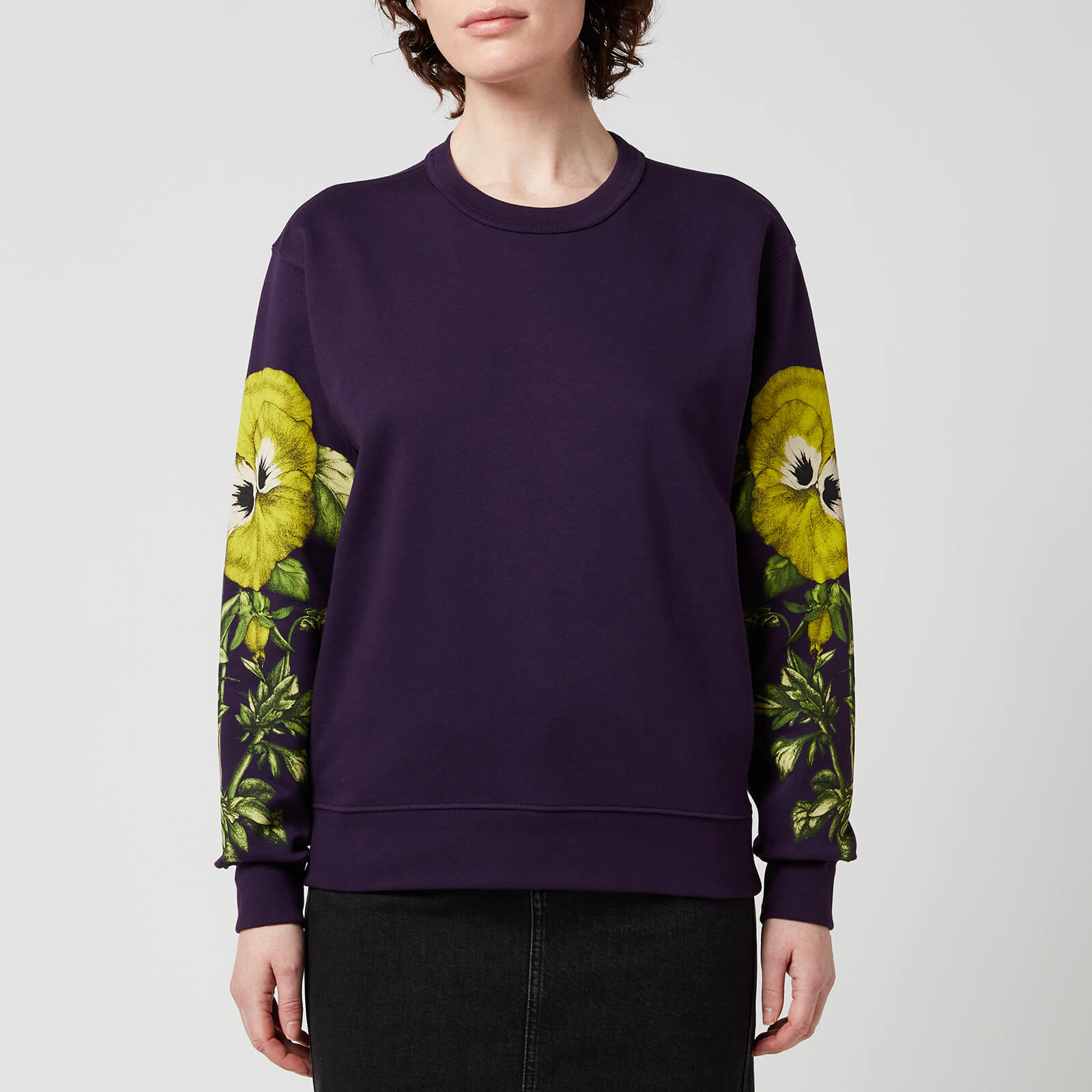 KENZO Women's Placed Flower Classic Sweat - Prune - M