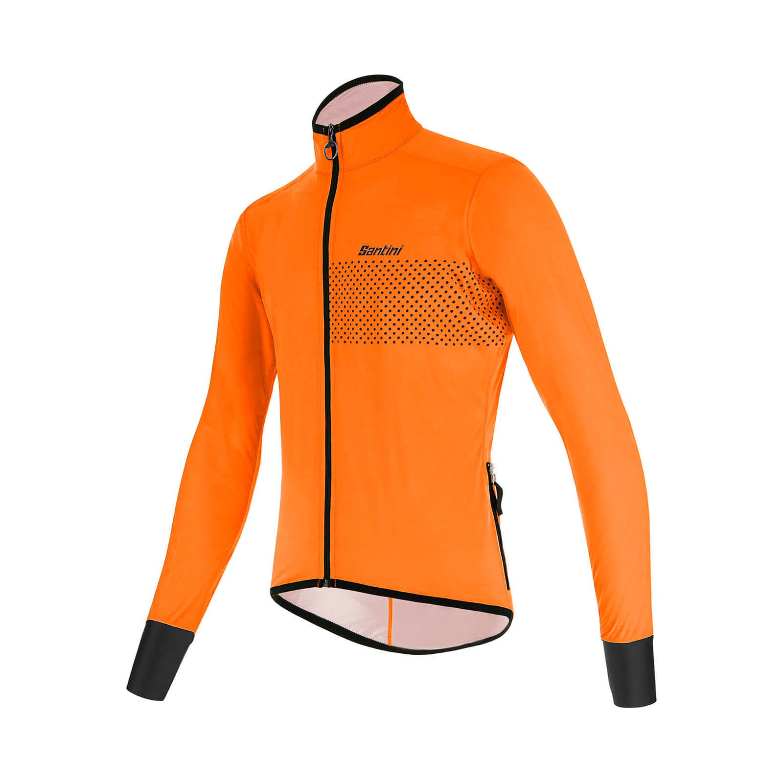 Santini Guard Nimbus Pocketable Rain Shell Jacket - XXL - Flashy Orange