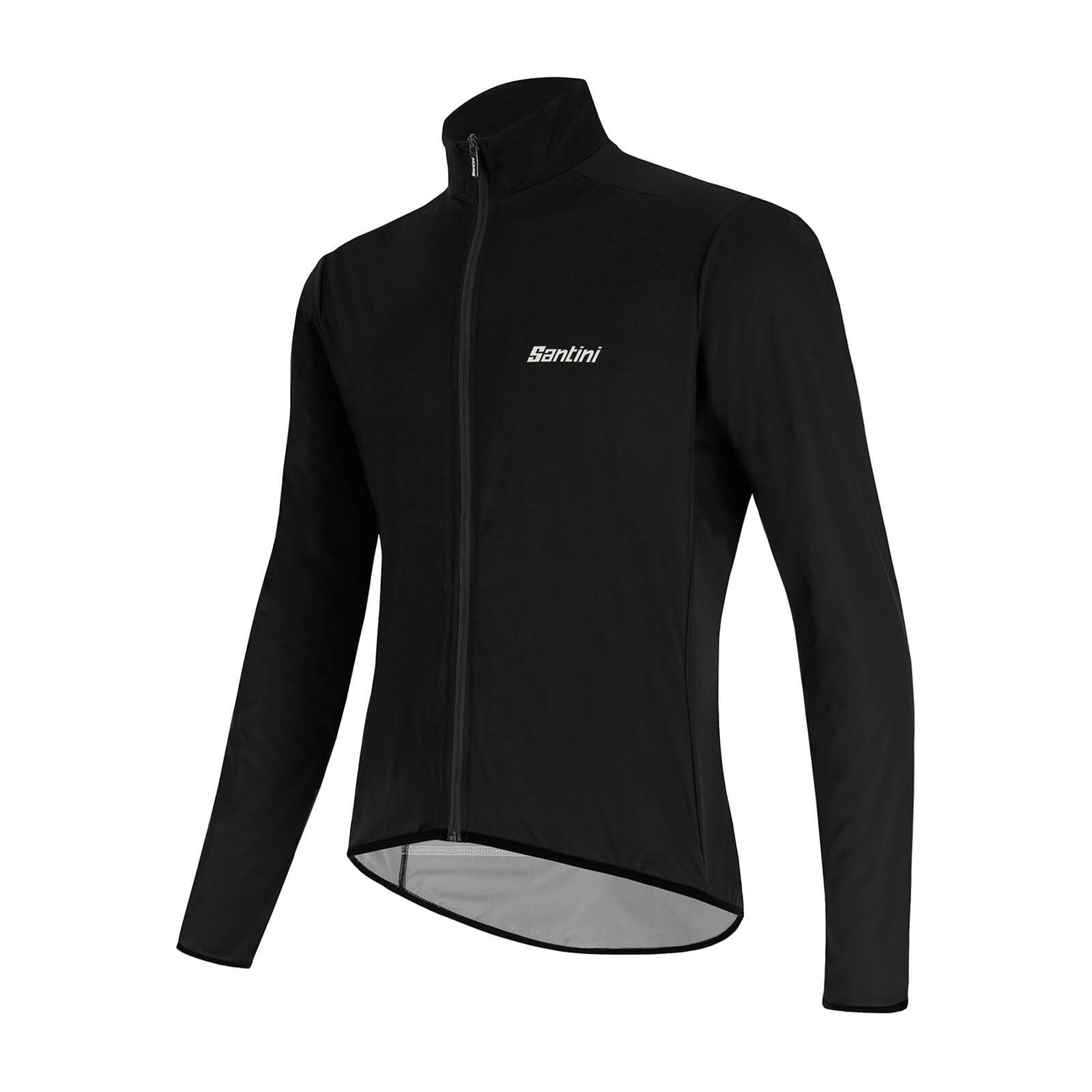 Santini Nebula Puro Pocketable Wind Jacket - XL - Black