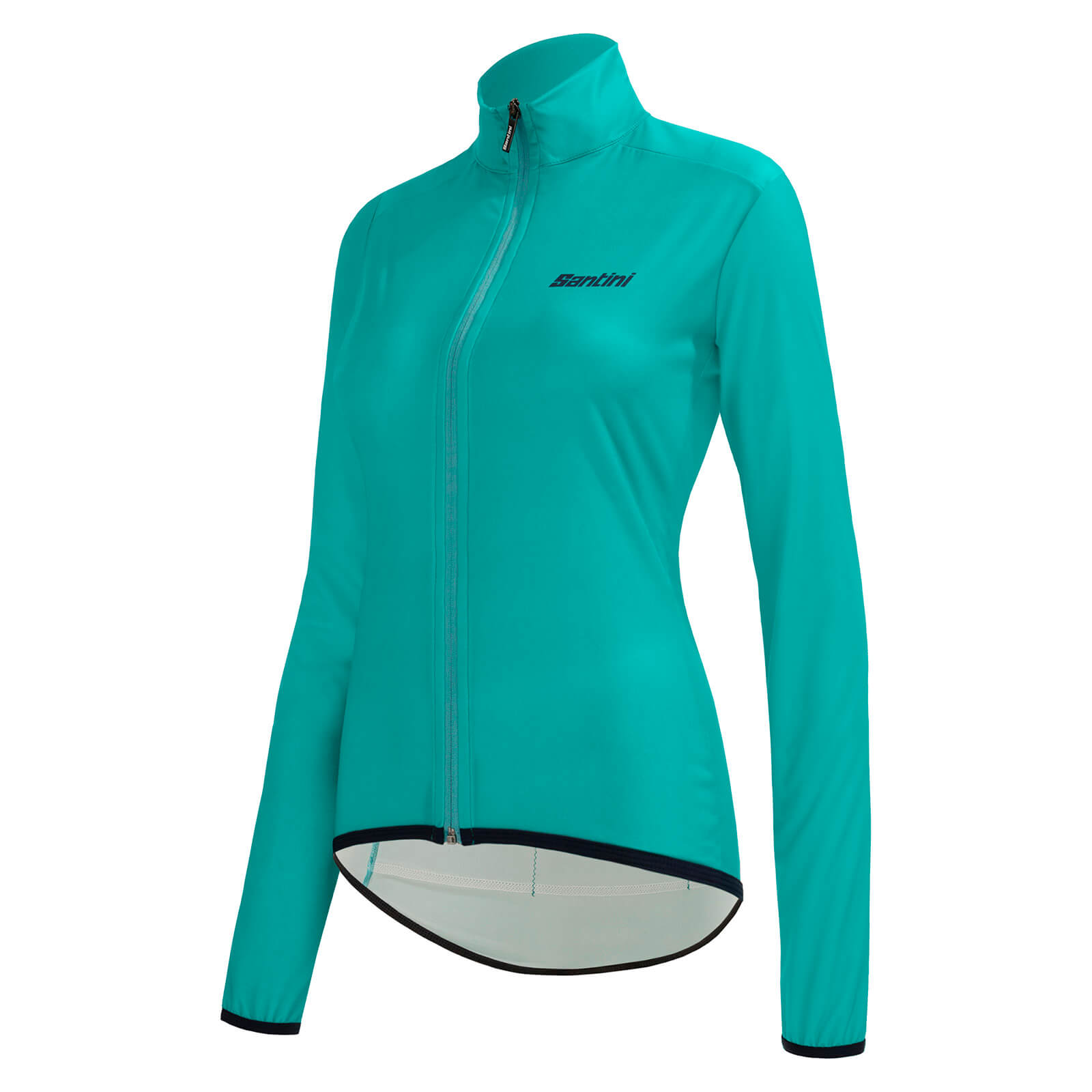 Santini Women's Nebula Puro Pocketable Wind Jacket - S - Aqua