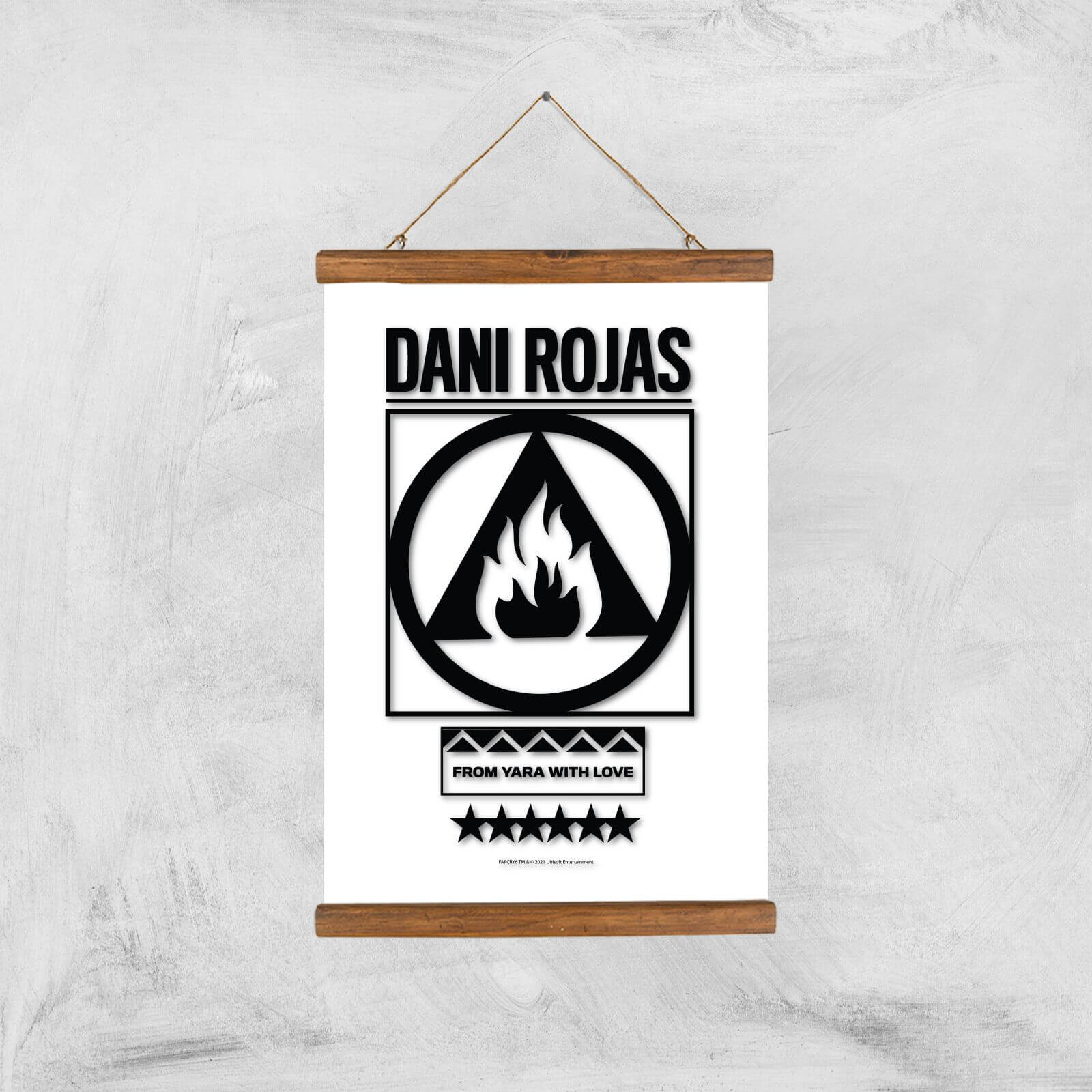

Far Cry 6 Dani Rojas Giclee Art Print - A3 - Wooden Hanger