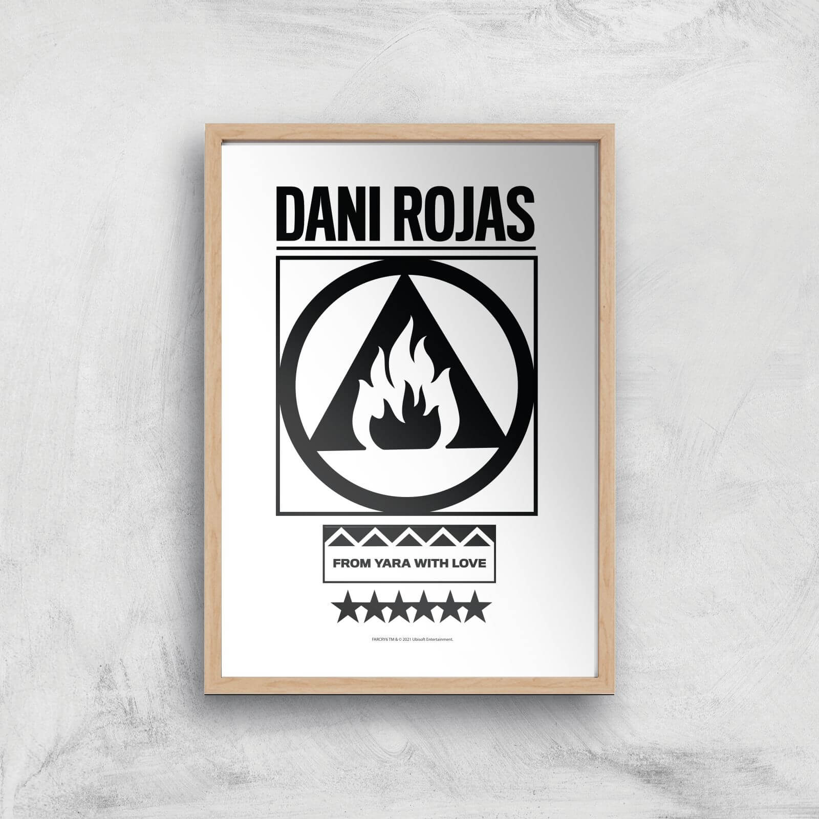 

Far Cry 6 Dani Rojas Giclee Art Print - A2 - Wooden Frame