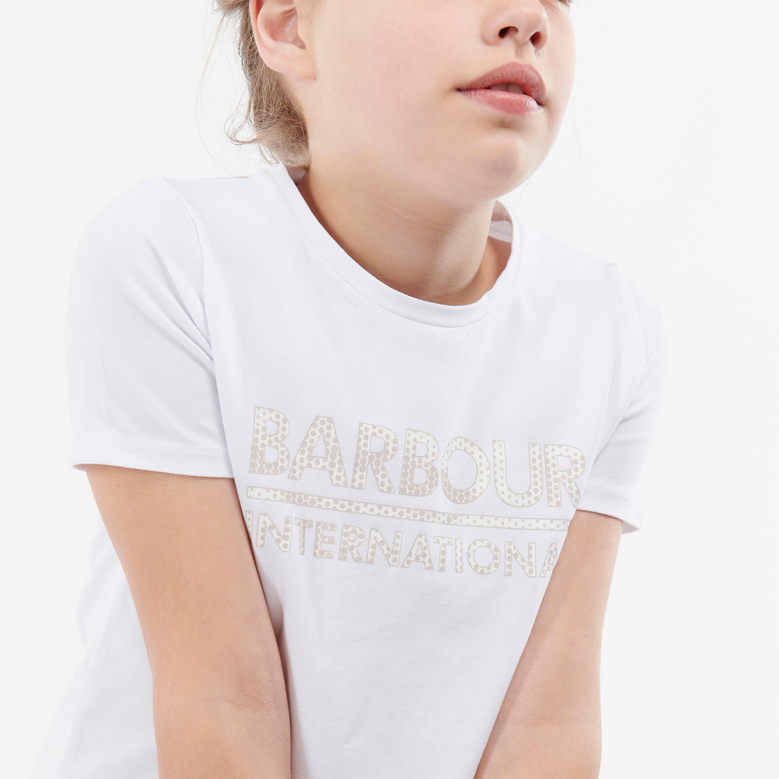 Barbour International Girls' Ballerio T-Shirt - White - 8-9 Years
