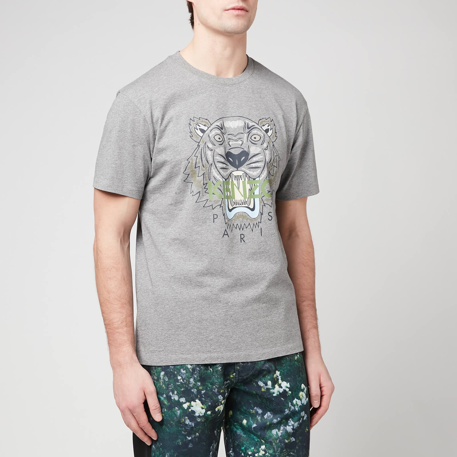KENZO Men's Tiger Classic T-Shirt - Dove Grey - S