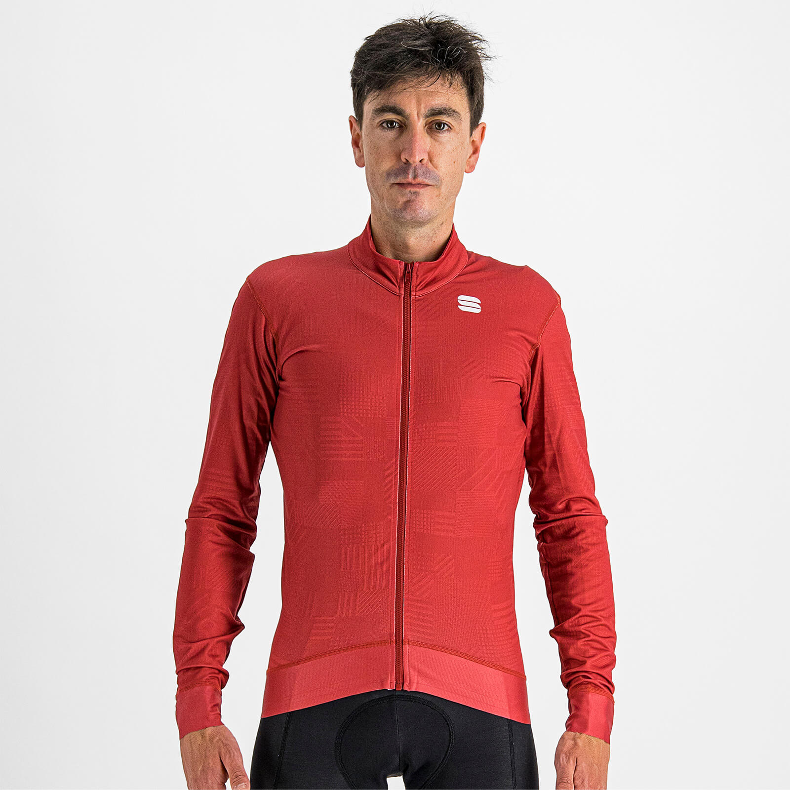 Sportful Loom Thermal Jersey - L - Red Rumba