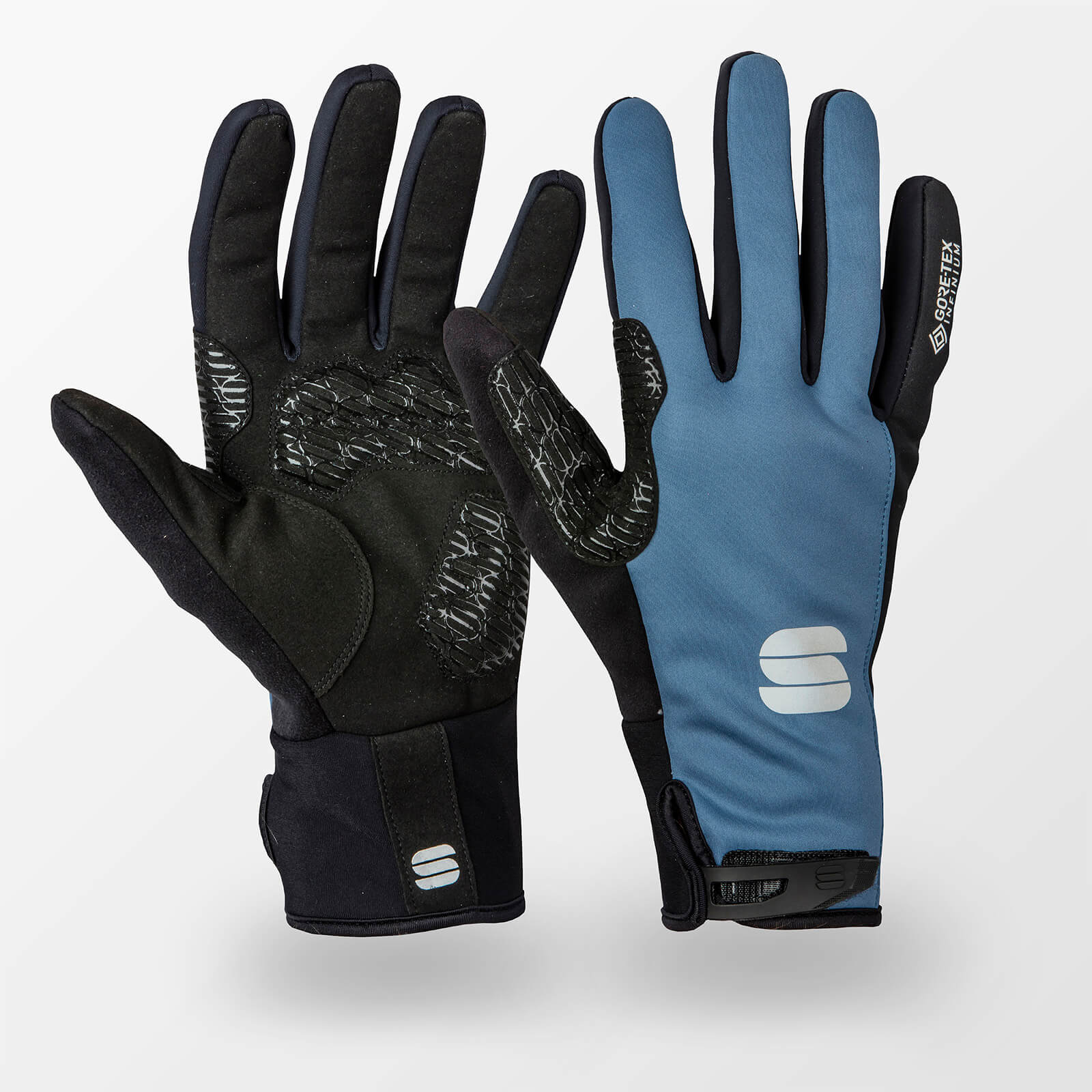 Sportful WS Essential 2 Gloves - S - Blue Sea Black