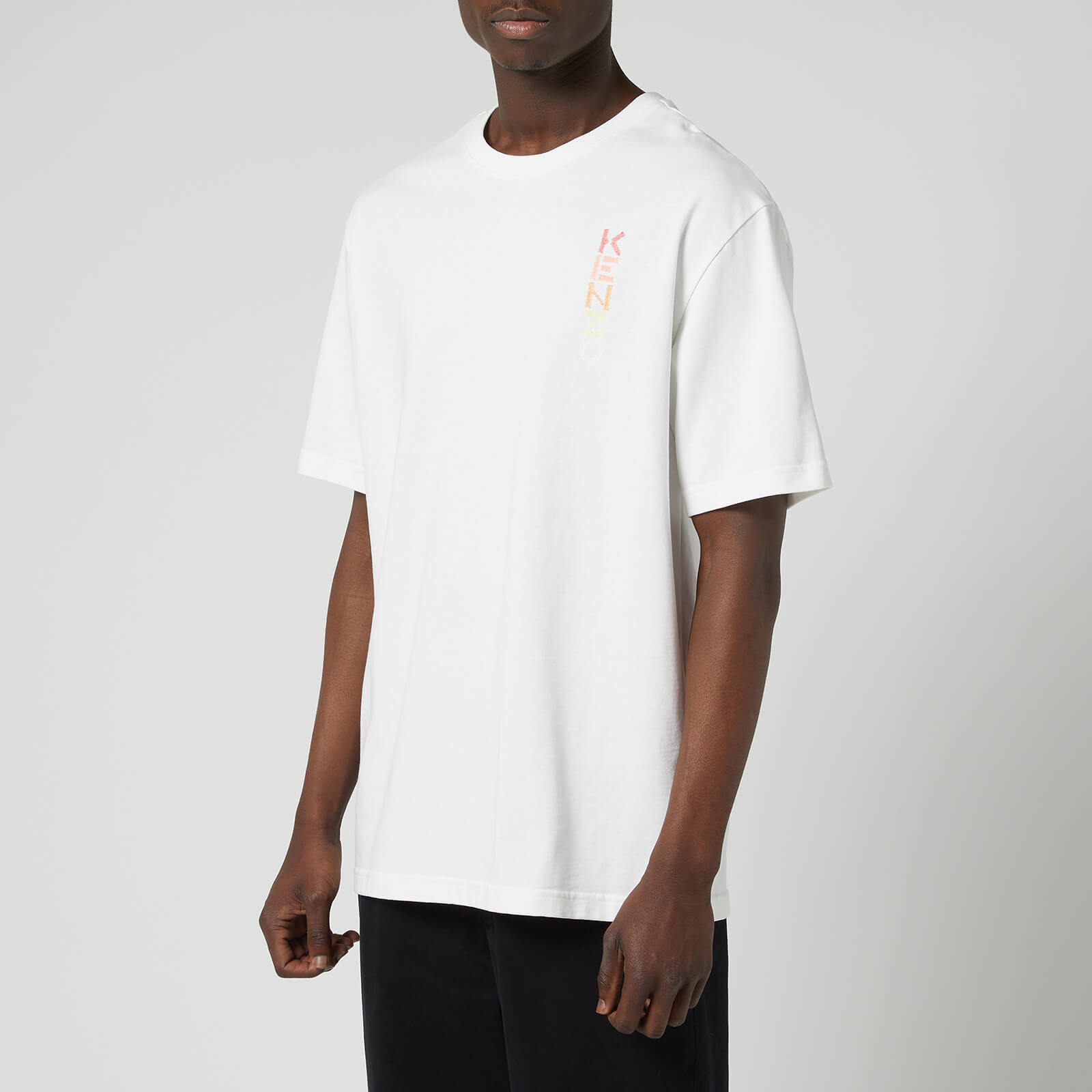 KENZO Men's Seasonal Logo Relaxed T-Shirt - White - S