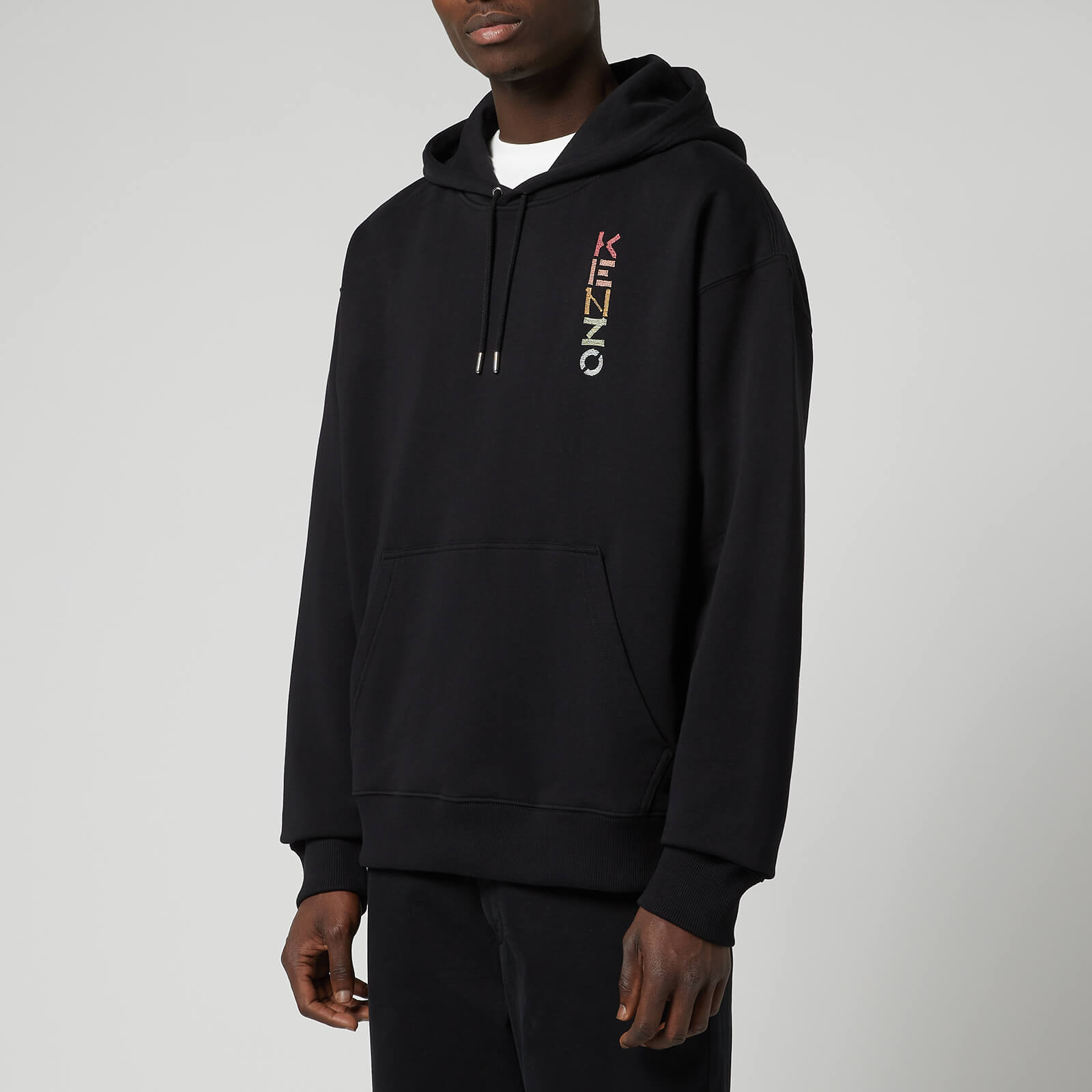 KENZO Men's Seasonal Logo Oversize Hoodie - Black - S