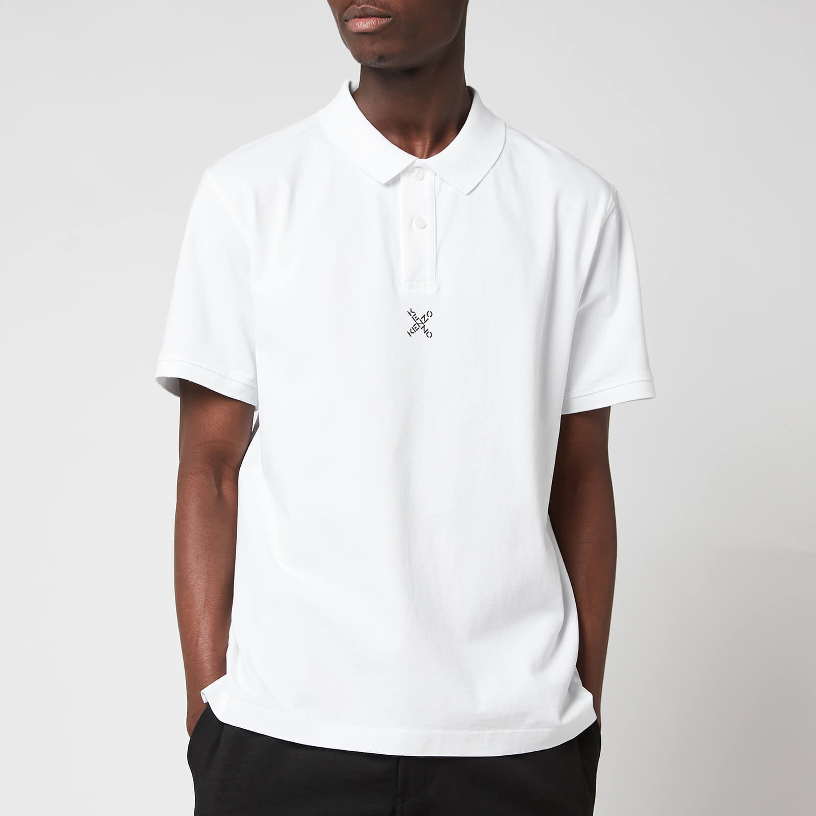 KENZO Men's Sport Regular Polo Shirt - White - S
