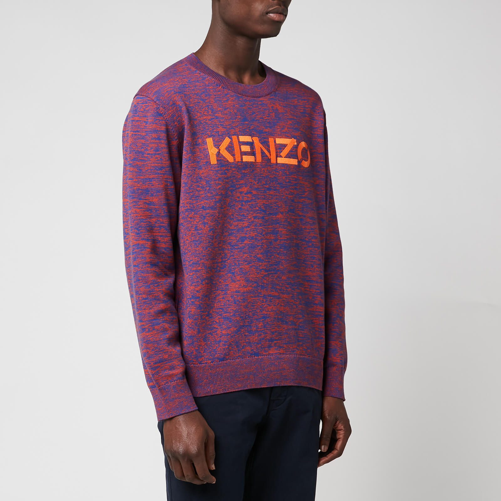 KENZO Men's Logo Classic Jumper - Grenat - S