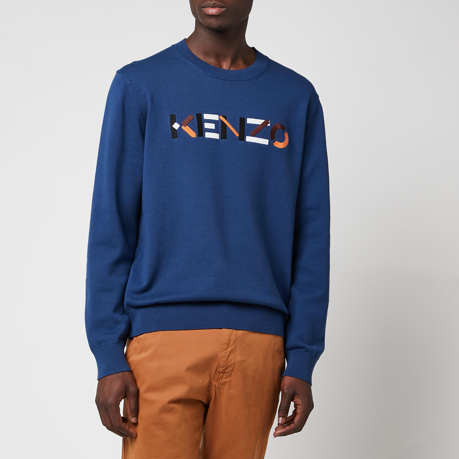 KENZO Men's Logo Classic Jumper - Ink - S