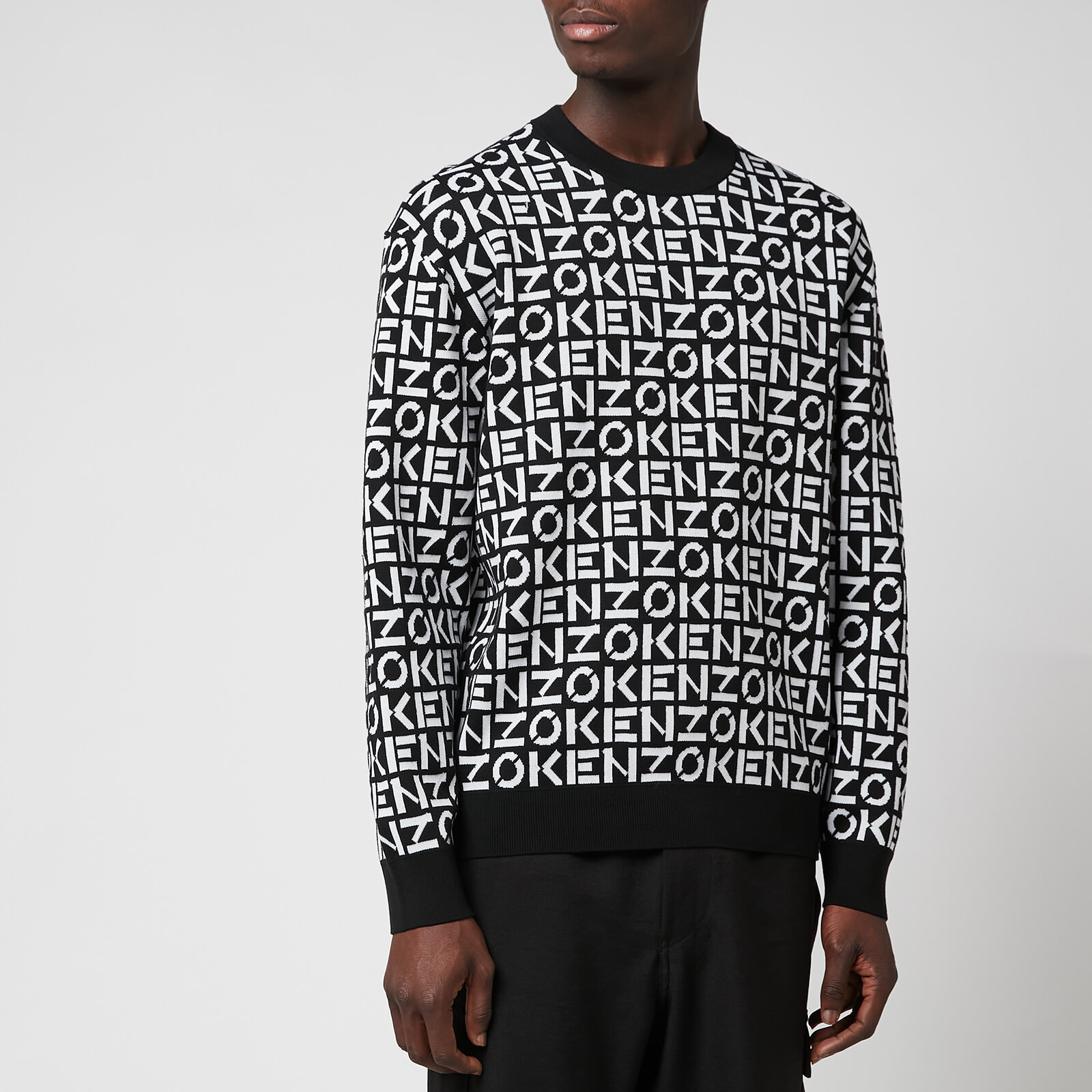 KENZO Men's Monogram Classic Jumper - Black - S