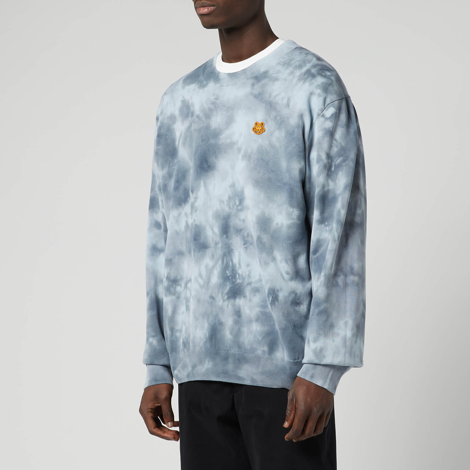 KENZO Men's Tiger Crest Tie Dye Jumper - Glacier - S