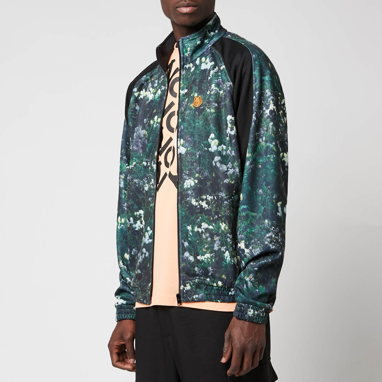 KENZO Men's Print Regular Jacket - Black - S