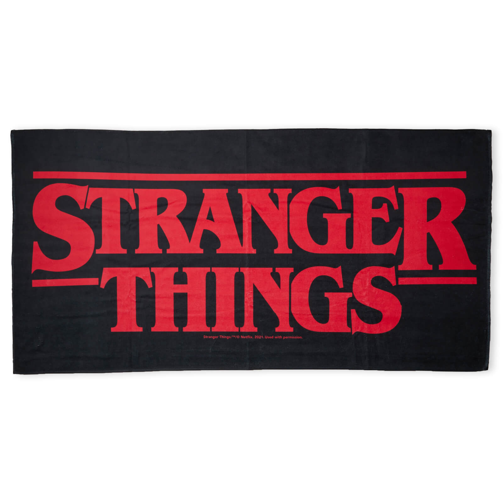 

Stranger Things Logo Beach Towel