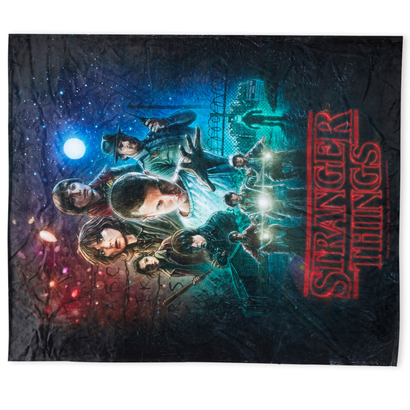 

Stranger Things Classic Poster Fleece Blanket - S