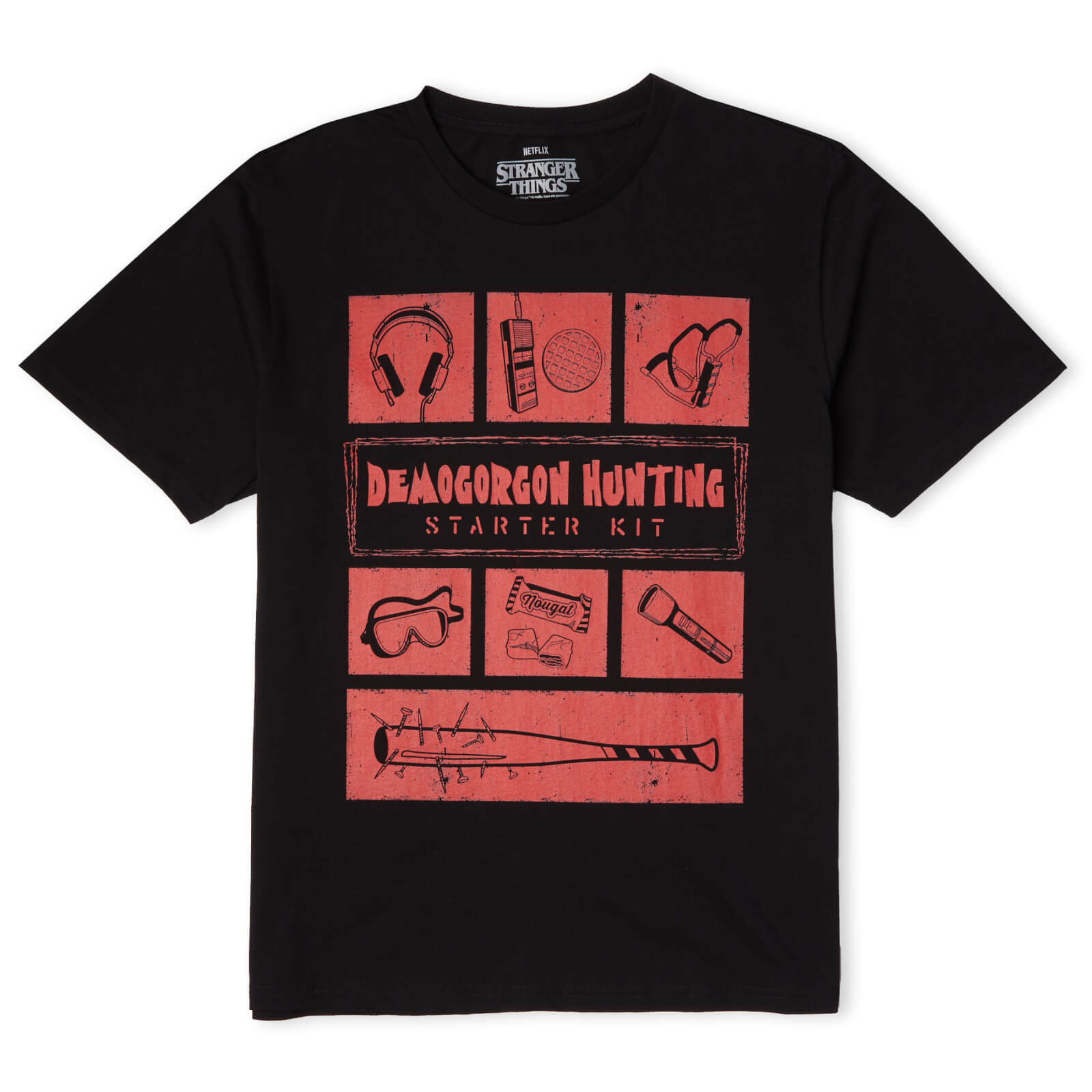 Stranger Things Demogorgon Hunter Men's T-Shirt - Black - XXL - Nero
