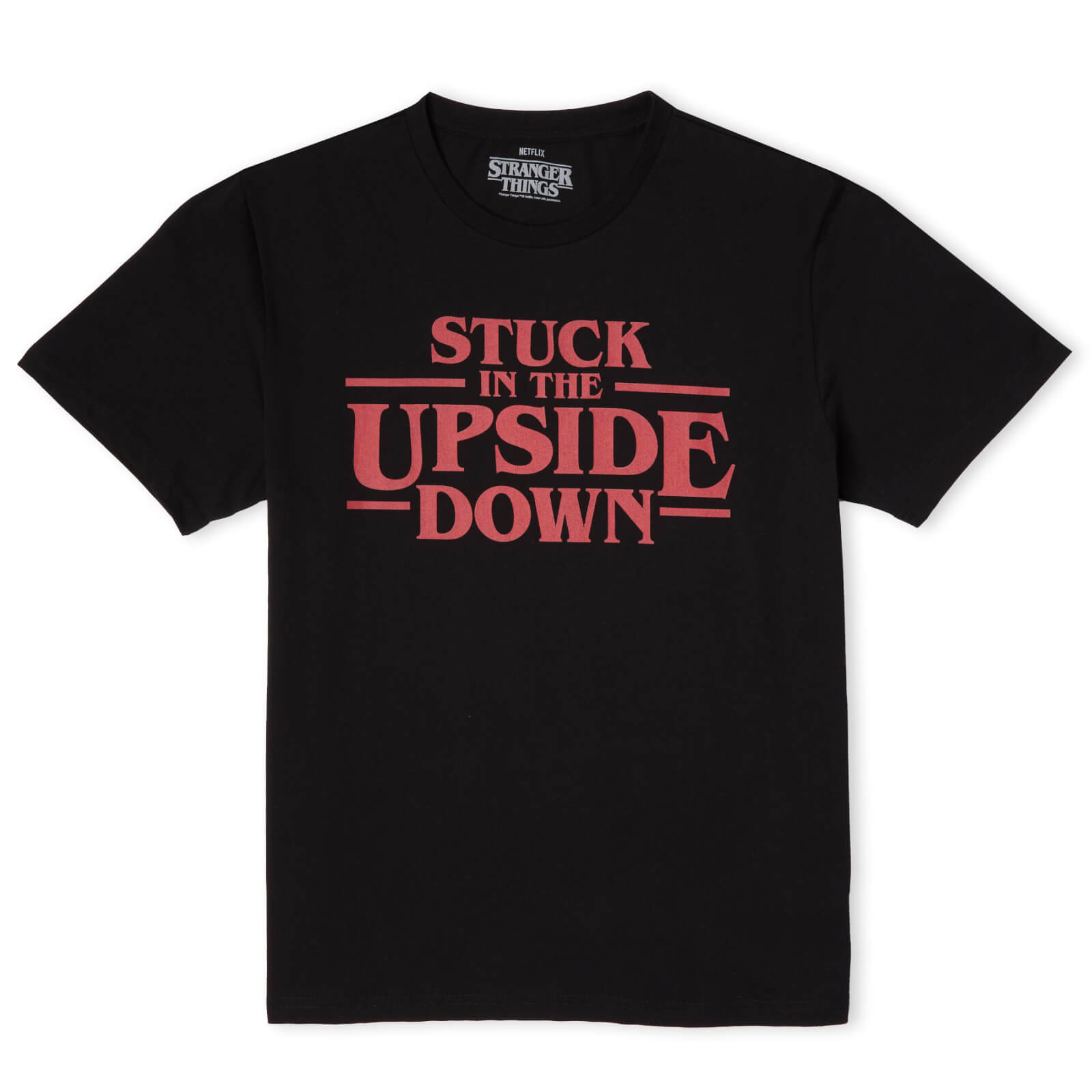 

Stranger Things Stuck In The Upside Down Men's T-Shirt - Black - M - Noir